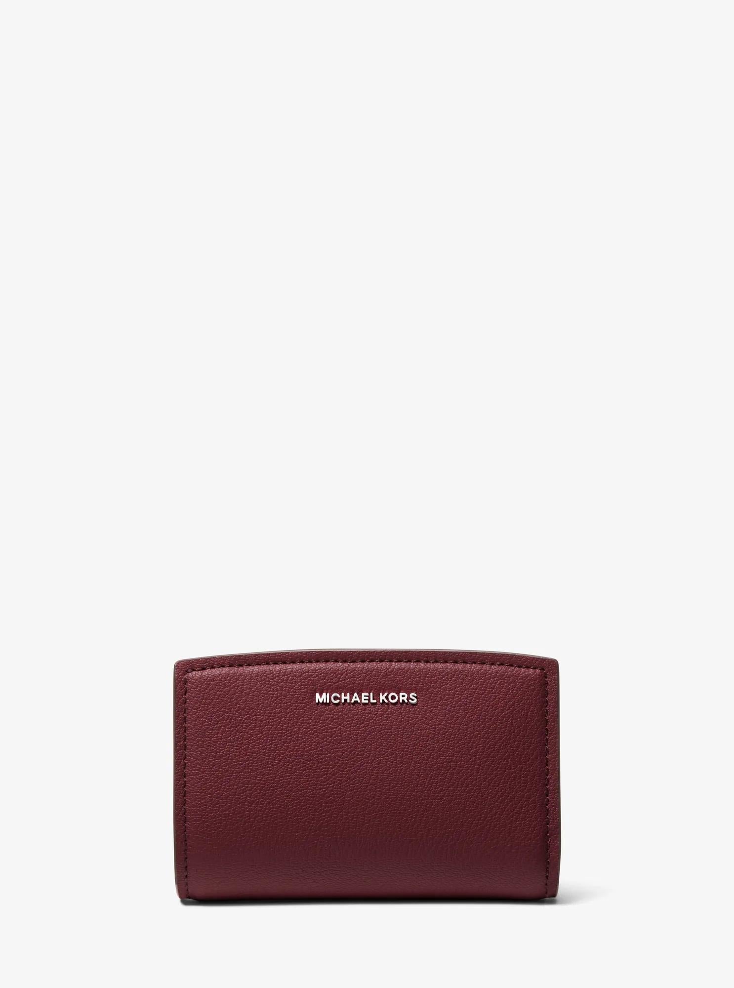Bryant Medium Pebbled Leather Wallet Designer Wallet Card Holder