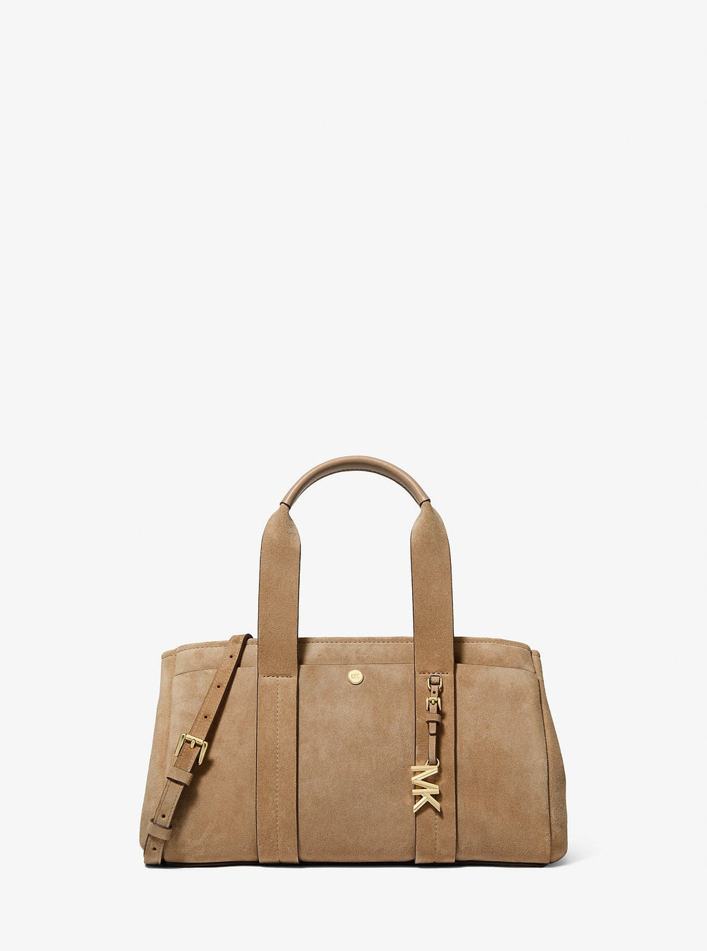Romee Small Suede Satchel Designer Handbag Fashion Shoulder Bag