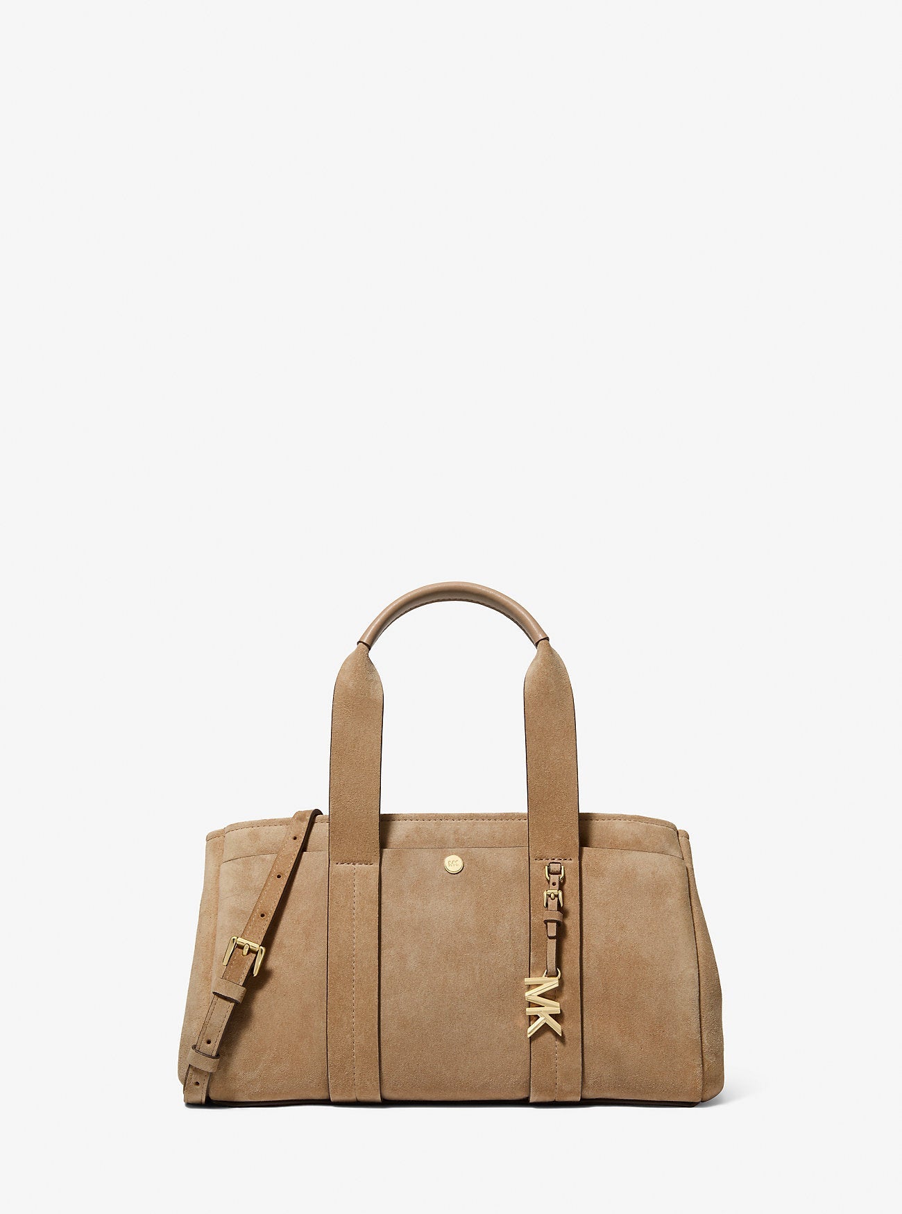 Romee Small Suede Satchel Designer Handbag Fashion Shoulder Bag