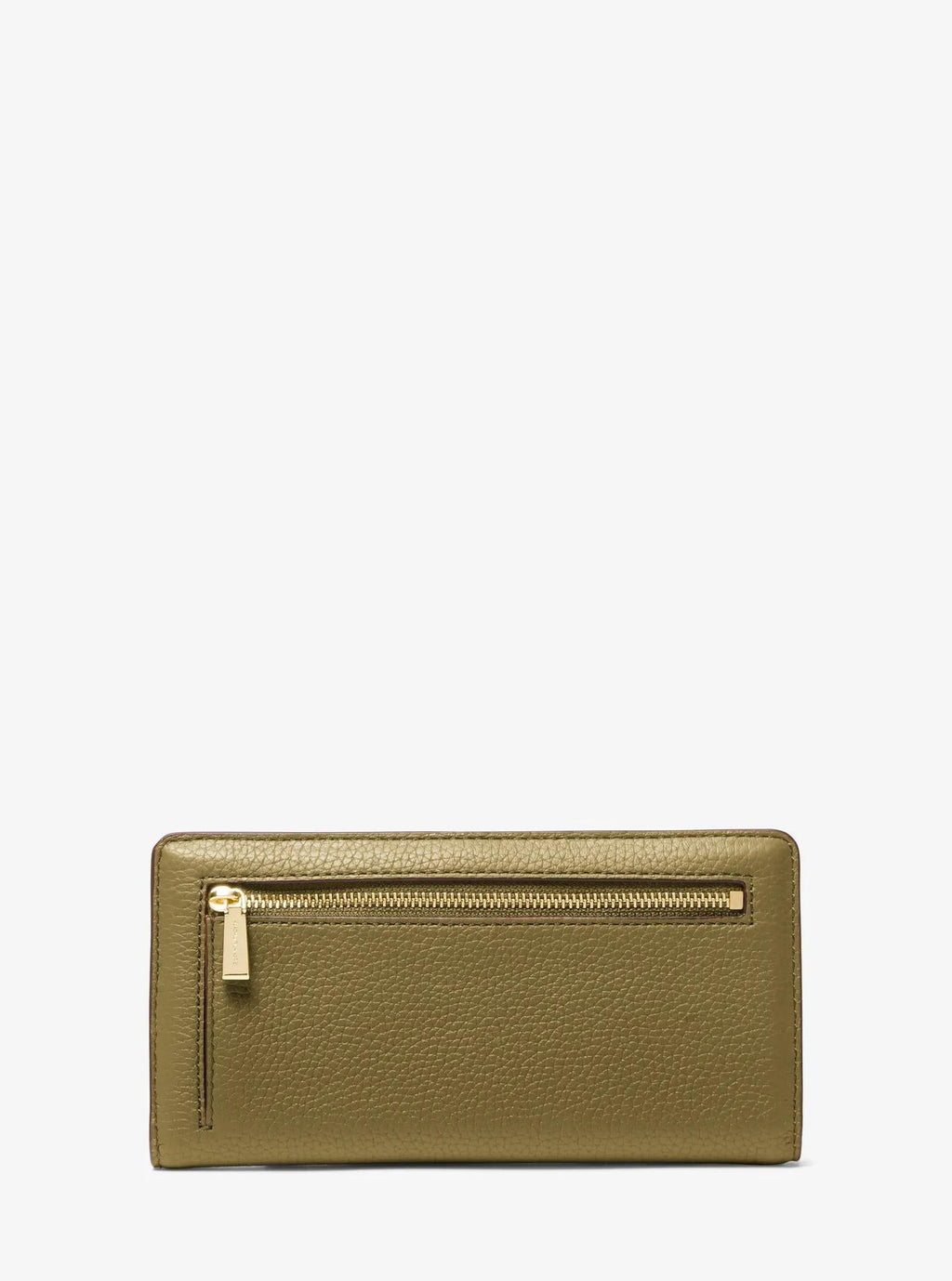 Bryant Large Pebbled Leather Snap-Front Wallet Designer Wallet Card Holder