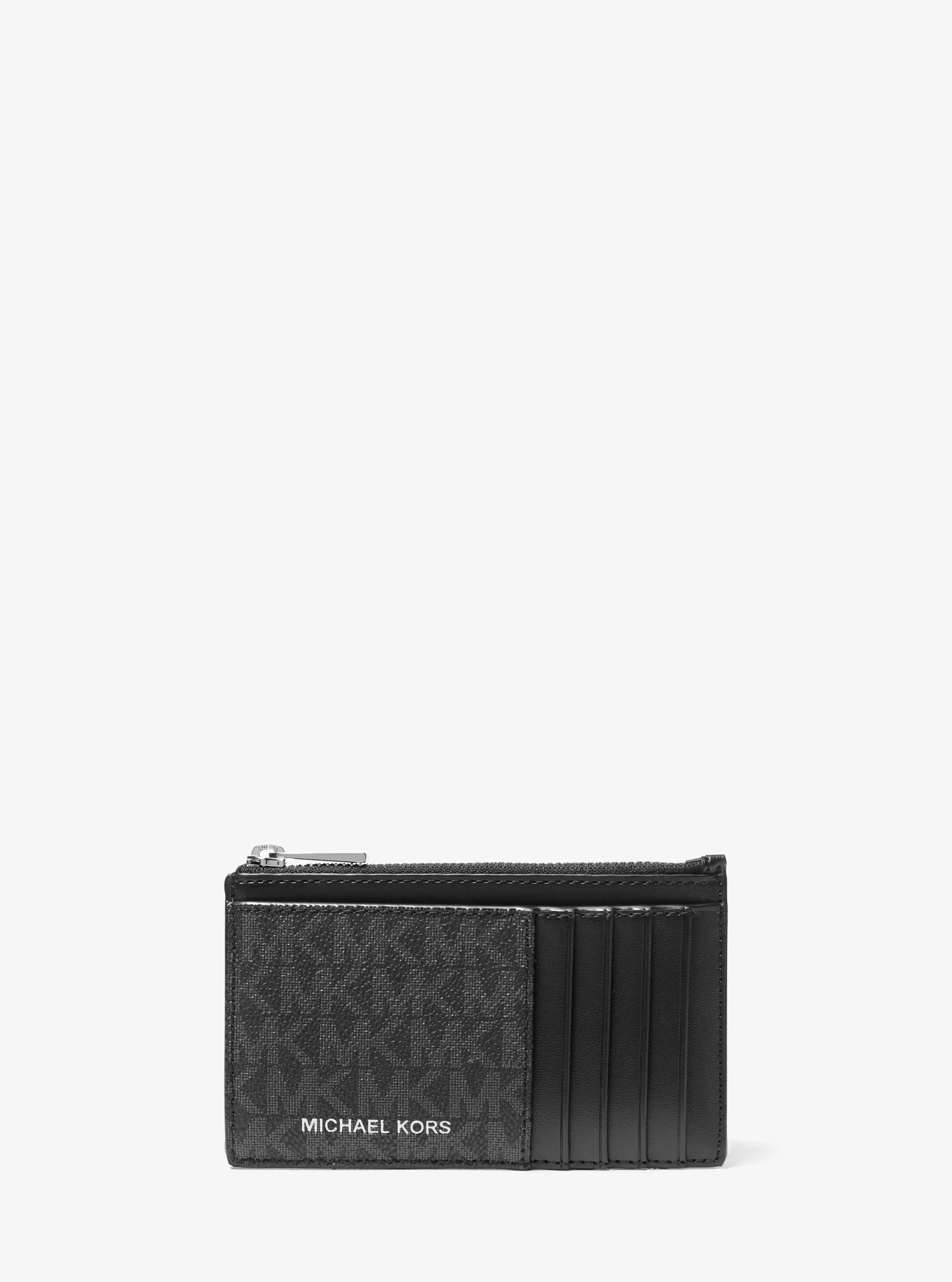 Cooper Slim Signature Logo Zip Wallet Designer Wallet Card Holder