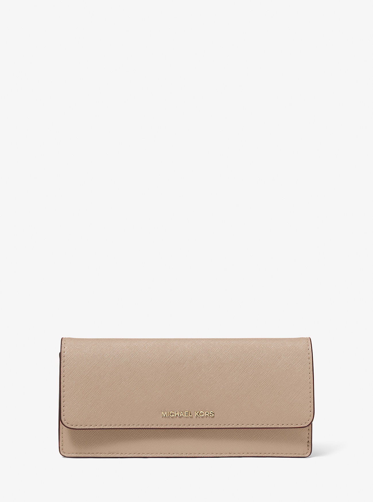 Jet Set Large Saffiano Leather Snap-Front Wallet Designer Wallet Card Holder