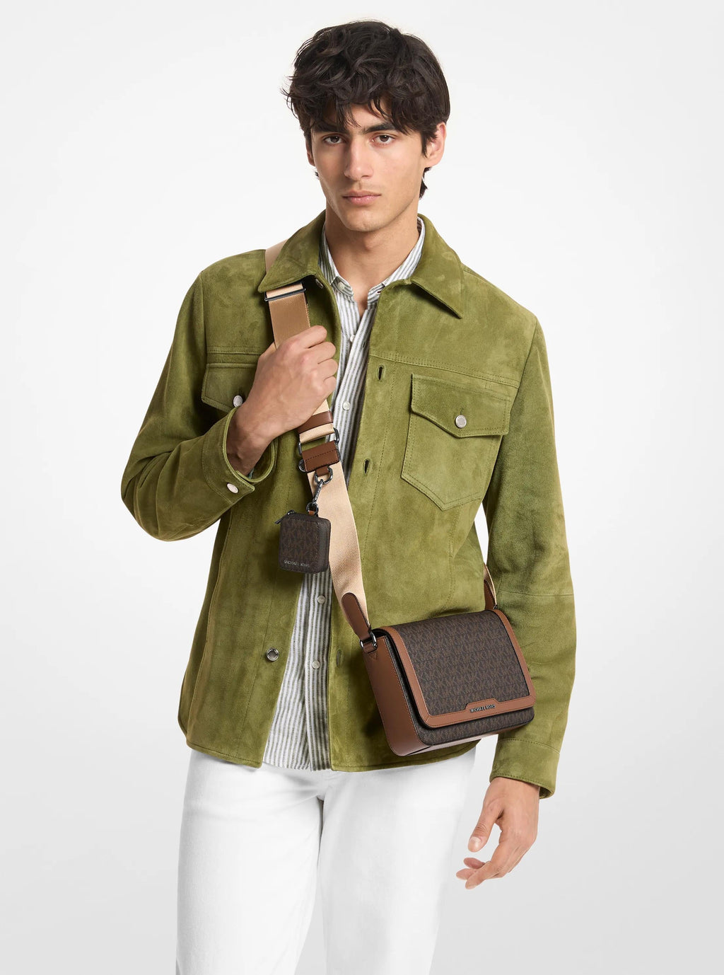 Hudson Mini Signature Logo Crossbody Bag With Airpod Case for Apple Airpods Pro Designer Handbag Fashion Shoulder Bag