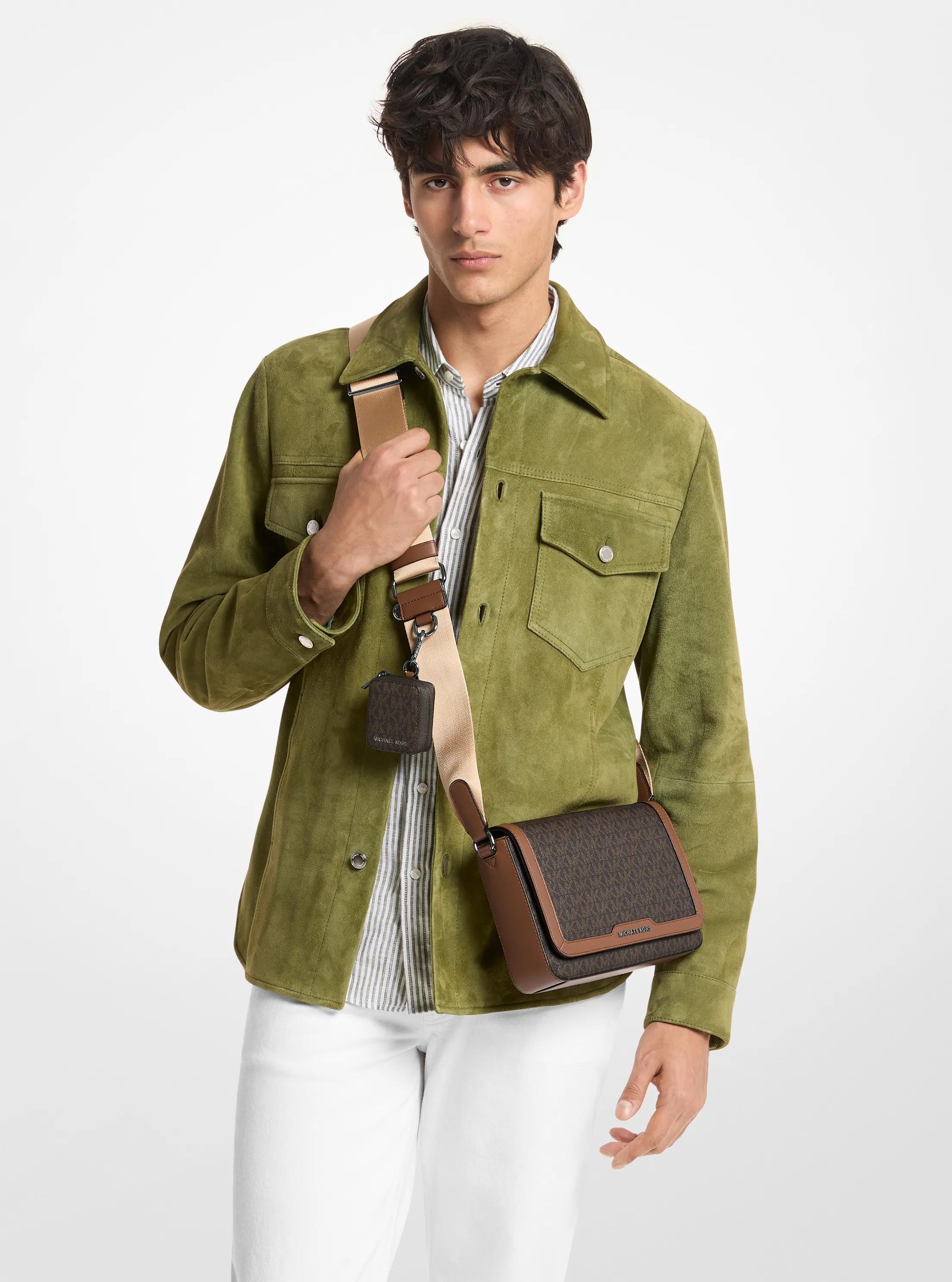 Hudson Mini Signature Logo Crossbody Bag With Airpod Case for Apple Airpods Pro Designer Handbag Fashion Shoulder Bag