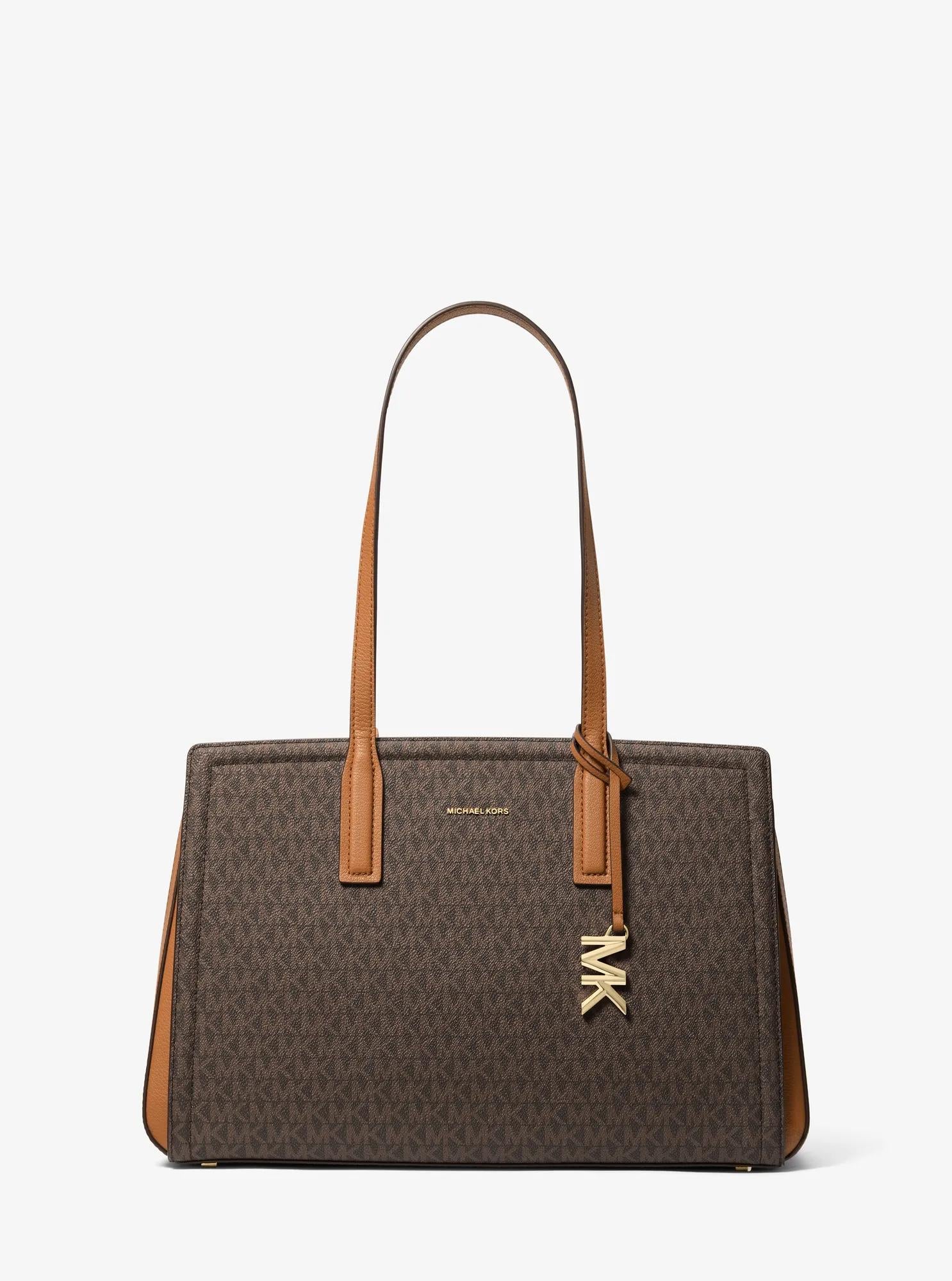 Laila Medium Signature Logo Tote Bag Designer Handbag Fashion Shoulder Bag