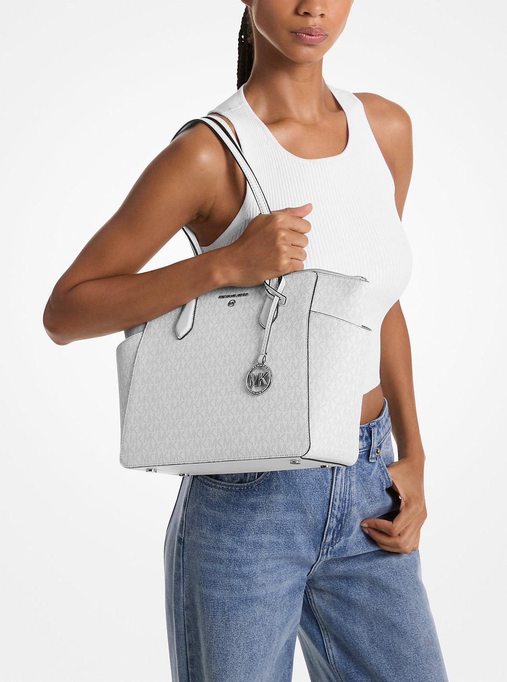 Marilyn Medium Signature Logo Tote Bag Designer Handbag Fashion Shoulder Bag