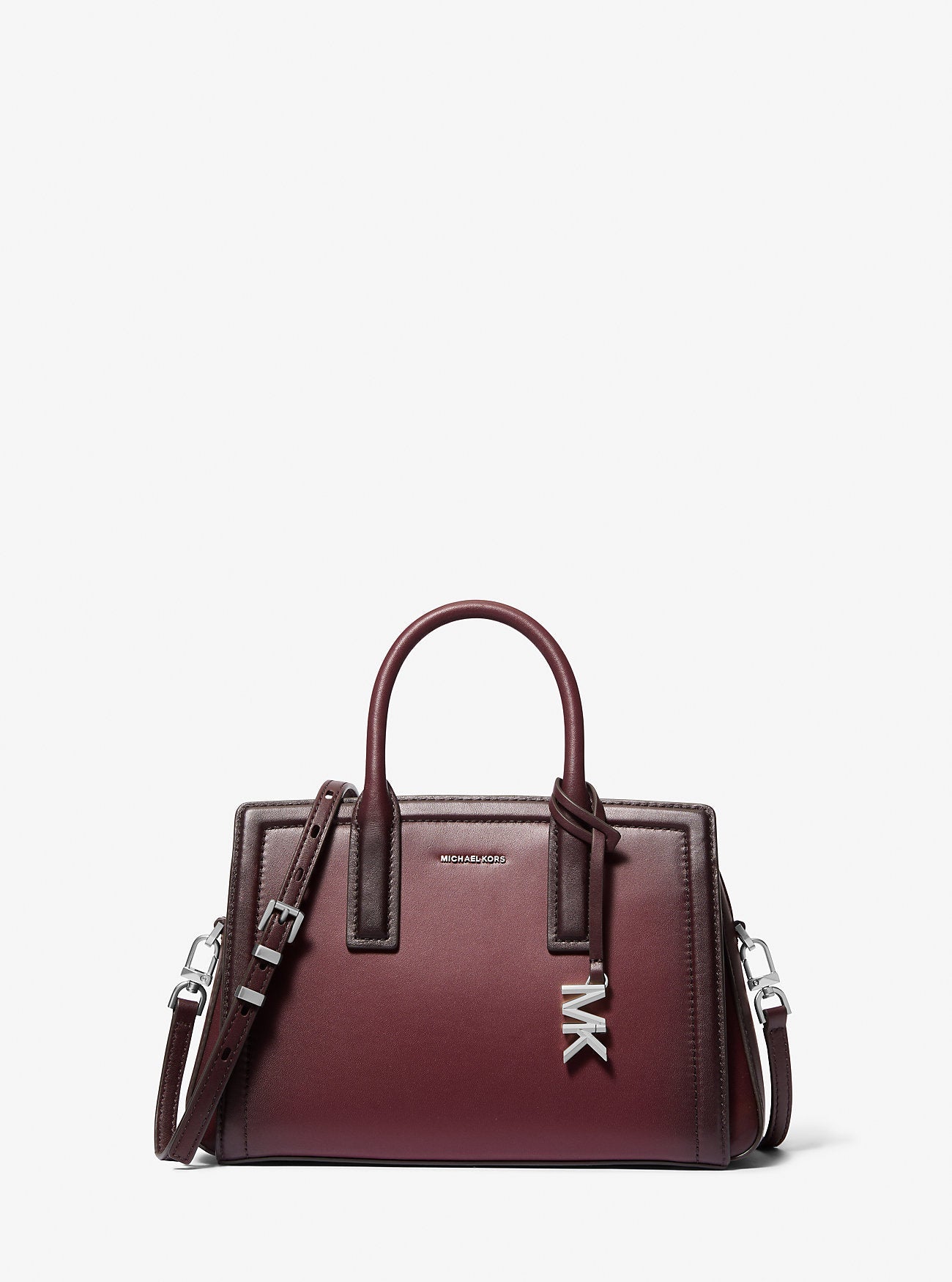 Laila Small Burnished Leather Satchel Designer Handbag Fashion Shoulder Bag