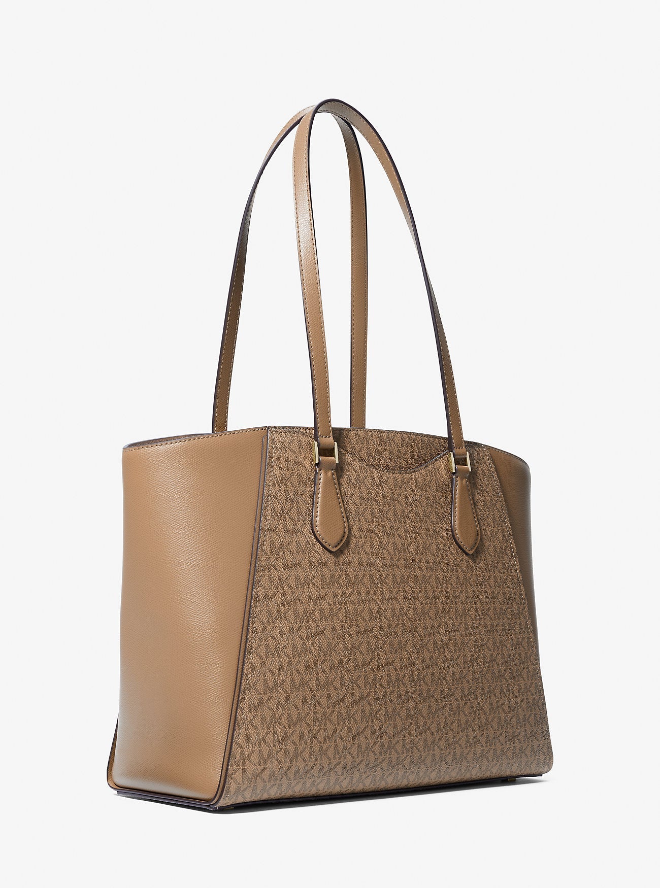 Taryn Large Signature Logo and Leather Tote Bag Designer Handbag Fashion Shoulder Bag