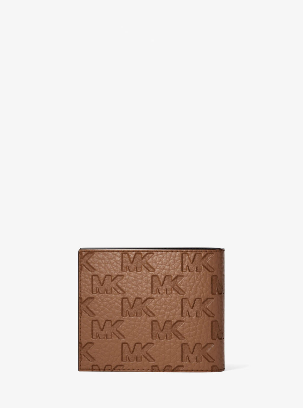 Hudson Logo Embossed Leather Billfold Wallet and Passcase Designer Wallet Card Holder
