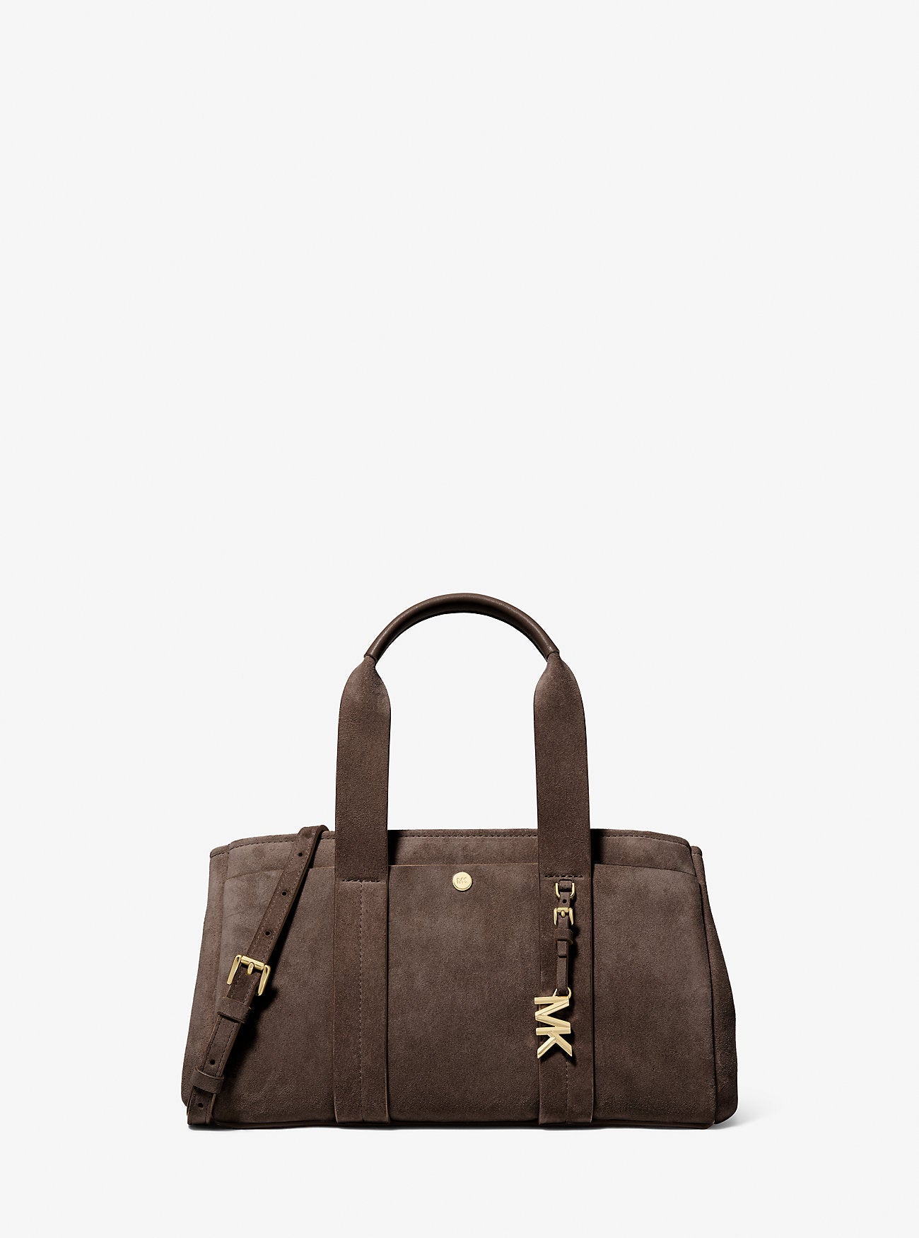 Romee Small Suede Satchel Designer Handbag Fashion Shoulder Bag
