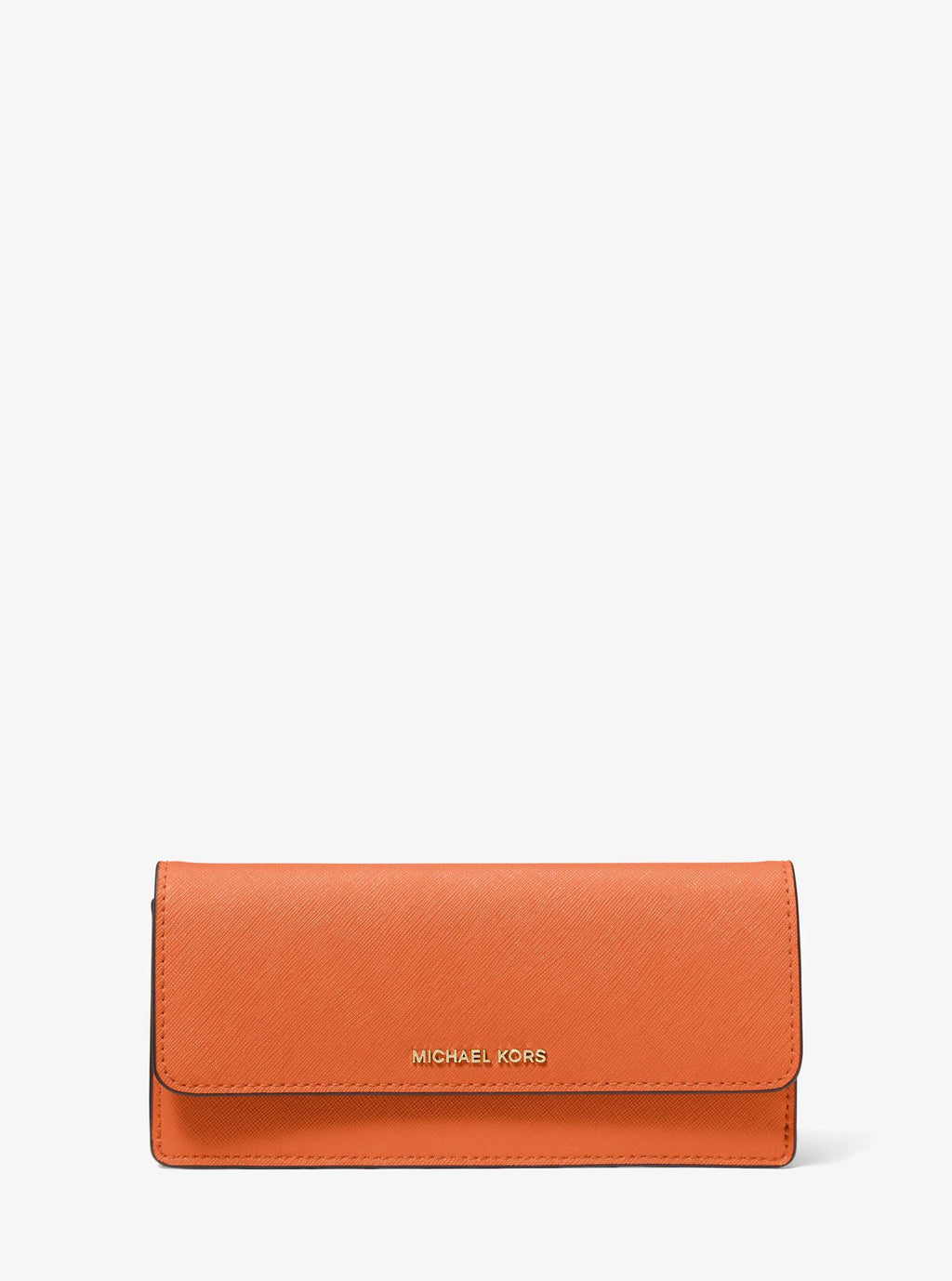 Jet Set Large Saffiano Leather Snap-Front Wallet Designer Wallet Card Holder