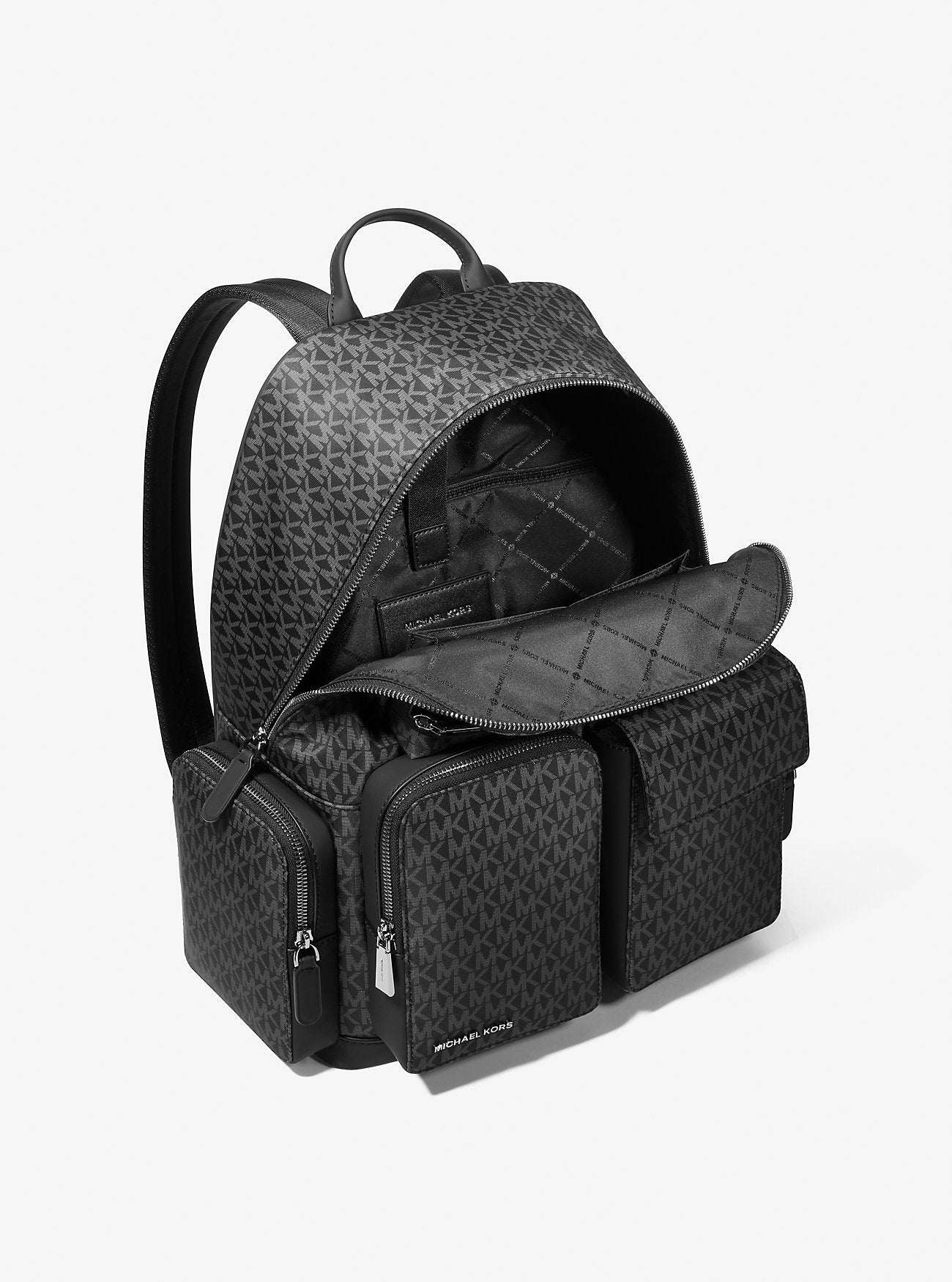 Brooklyn Medium Printed Signature Logo Cargo Backpack Popular Style Fashion Accessory