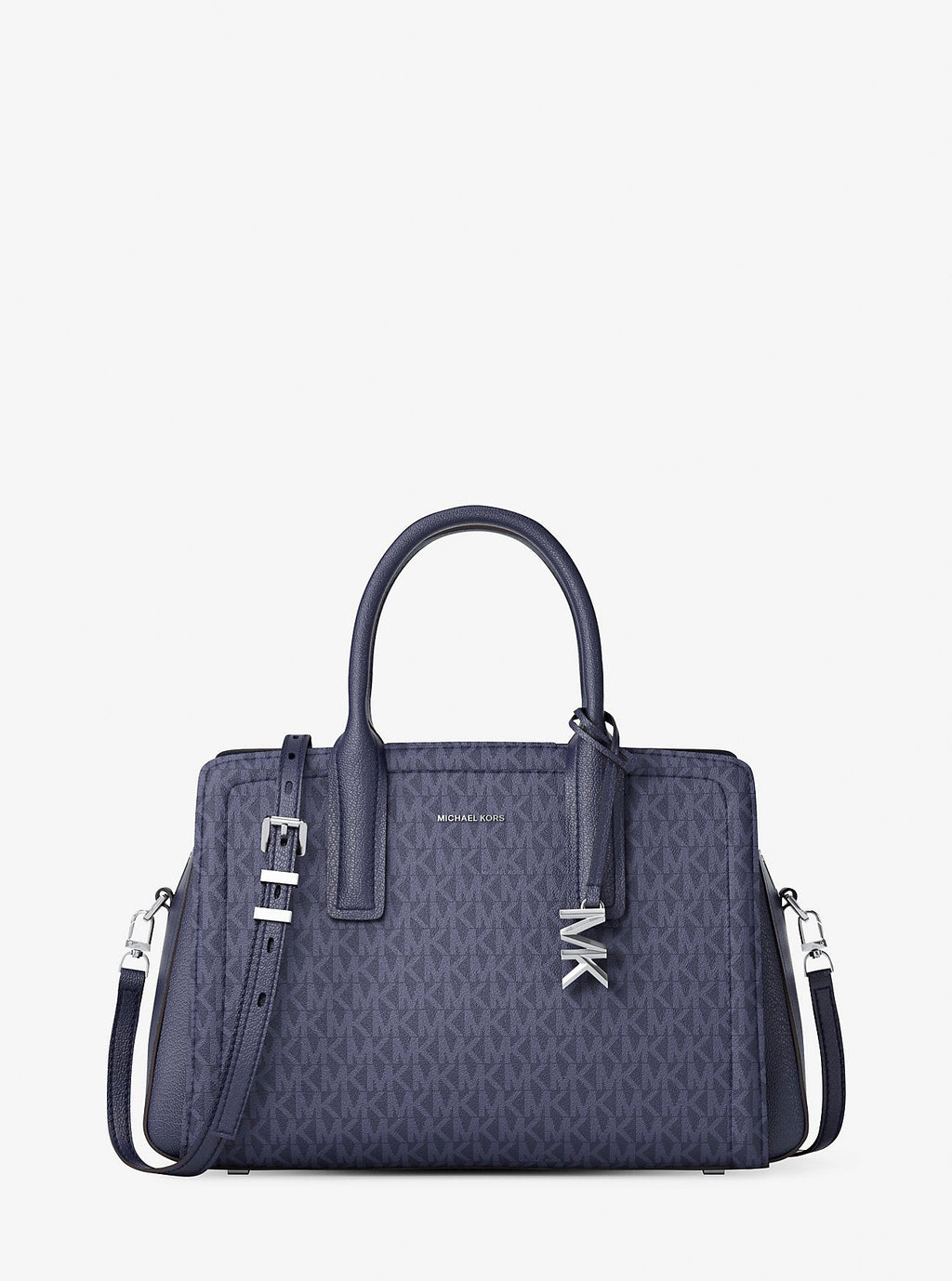 Laila Medium Signature Logo Satchel Designer Handbag Fashion Shoulder Bag