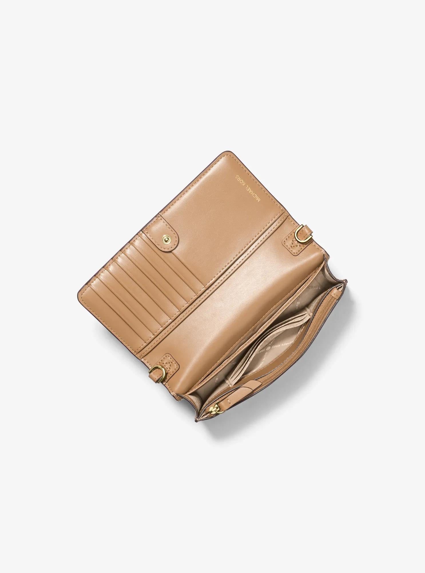 Jet Set Leather and Signature Logo Convertible Crossbody Bag Designer Handbag Fashion Shoulder Bag