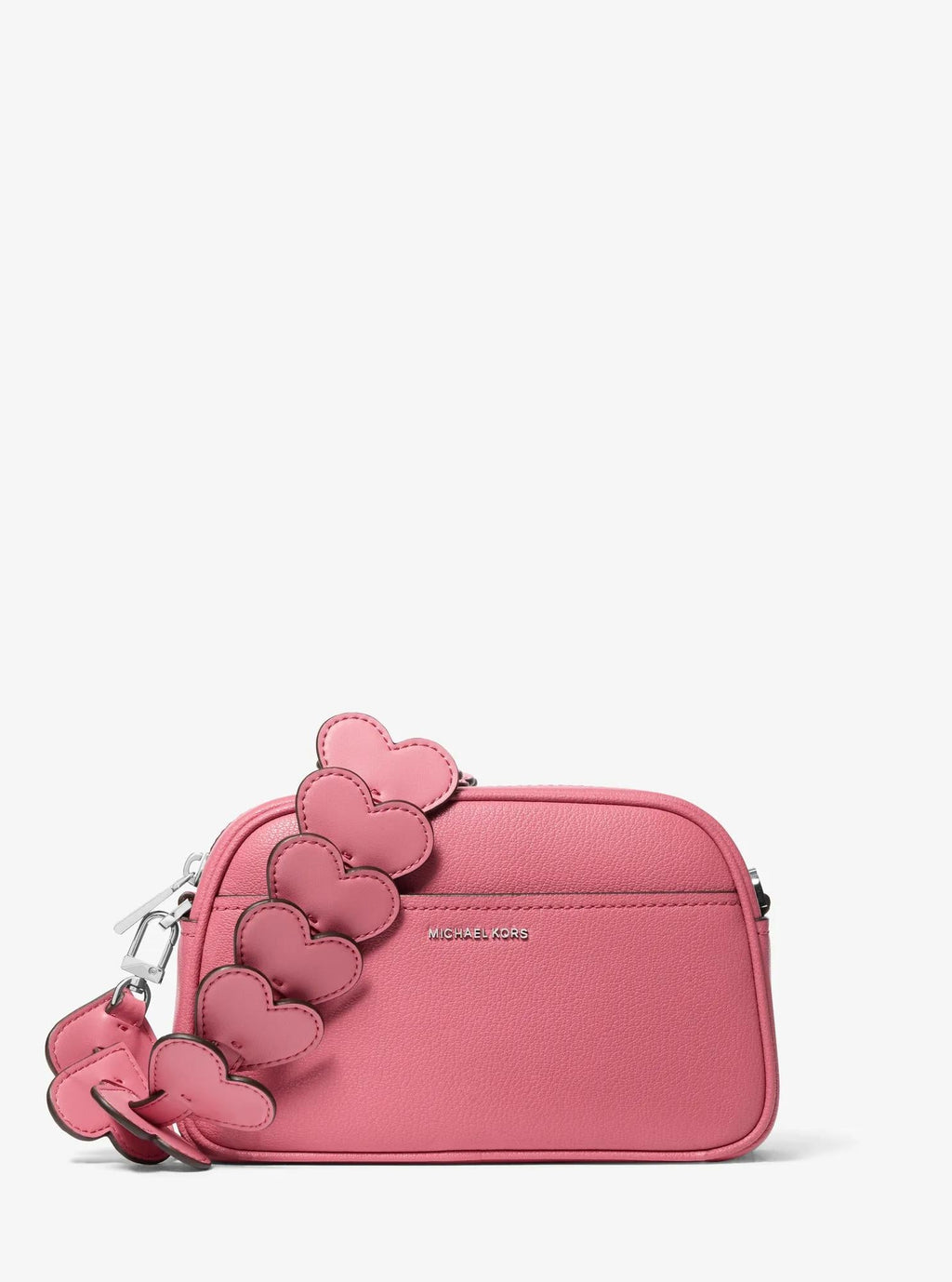 Jet Set Small Leather and Heart Embellished Strap Camera Crossbody Bag Designer Handbag Fashion Shoulder Bag