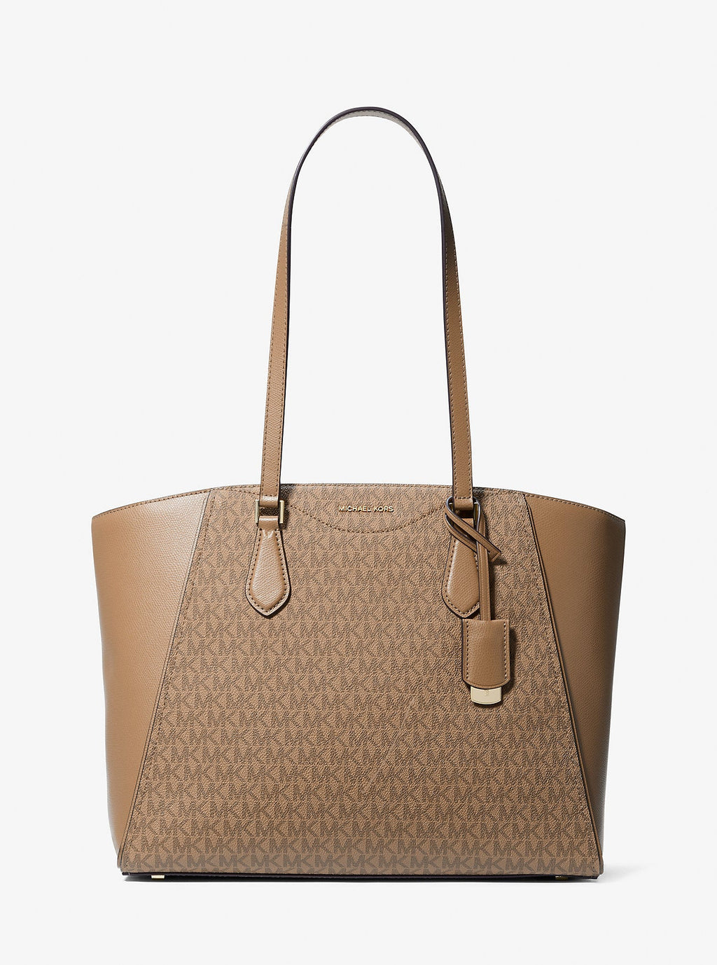 Taryn Large Signature Logo and Leather Tote Bag Designer Handbag Fashion Shoulder Bag