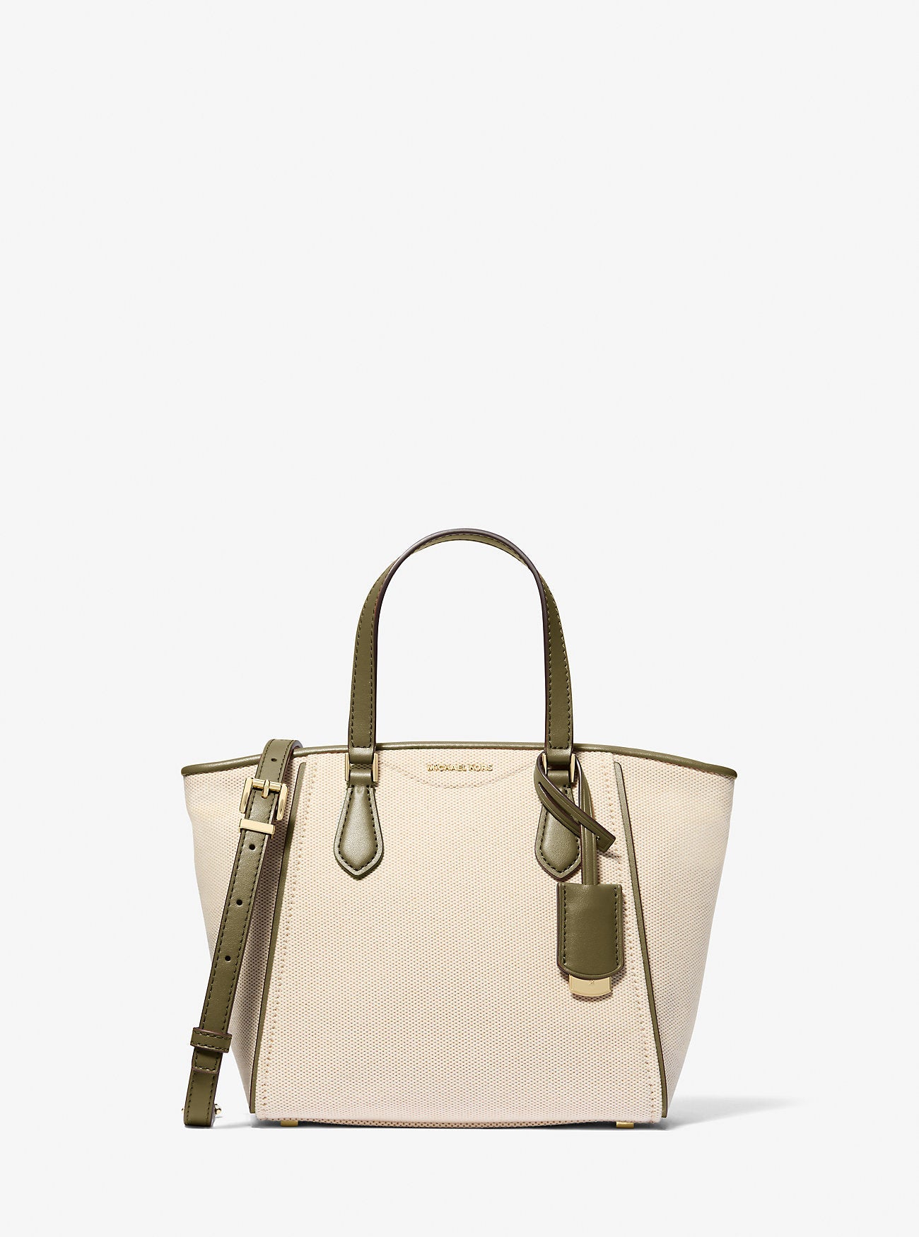 Taryn Small Canvas Convertible Crossbody Bag Designer Handbag Fashion Shoulder Bag