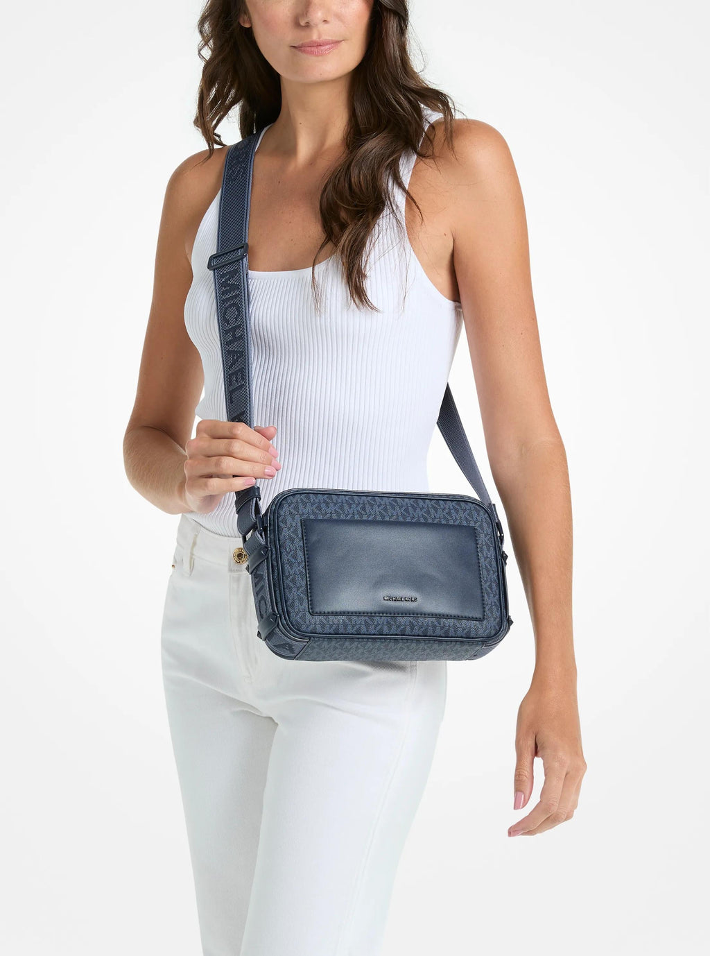 Maeve Large Signature Logo Crossbody Bag Designer Handbag Fashion Shoulder Bag