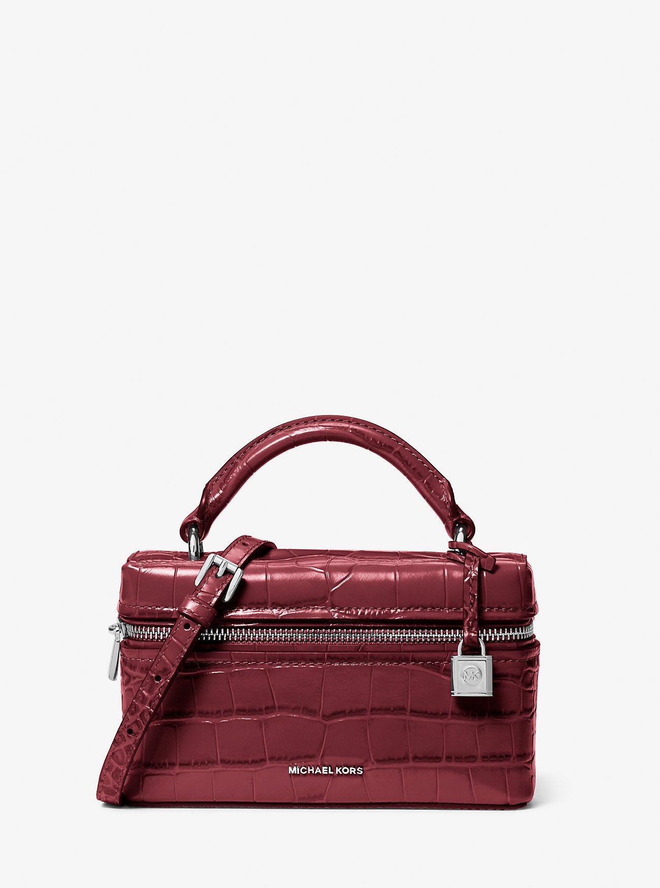 Jana Extra-Small Crocodile Embossed Leather Crossbody Bag Designer Handbag Fashion Shoulder Bag
