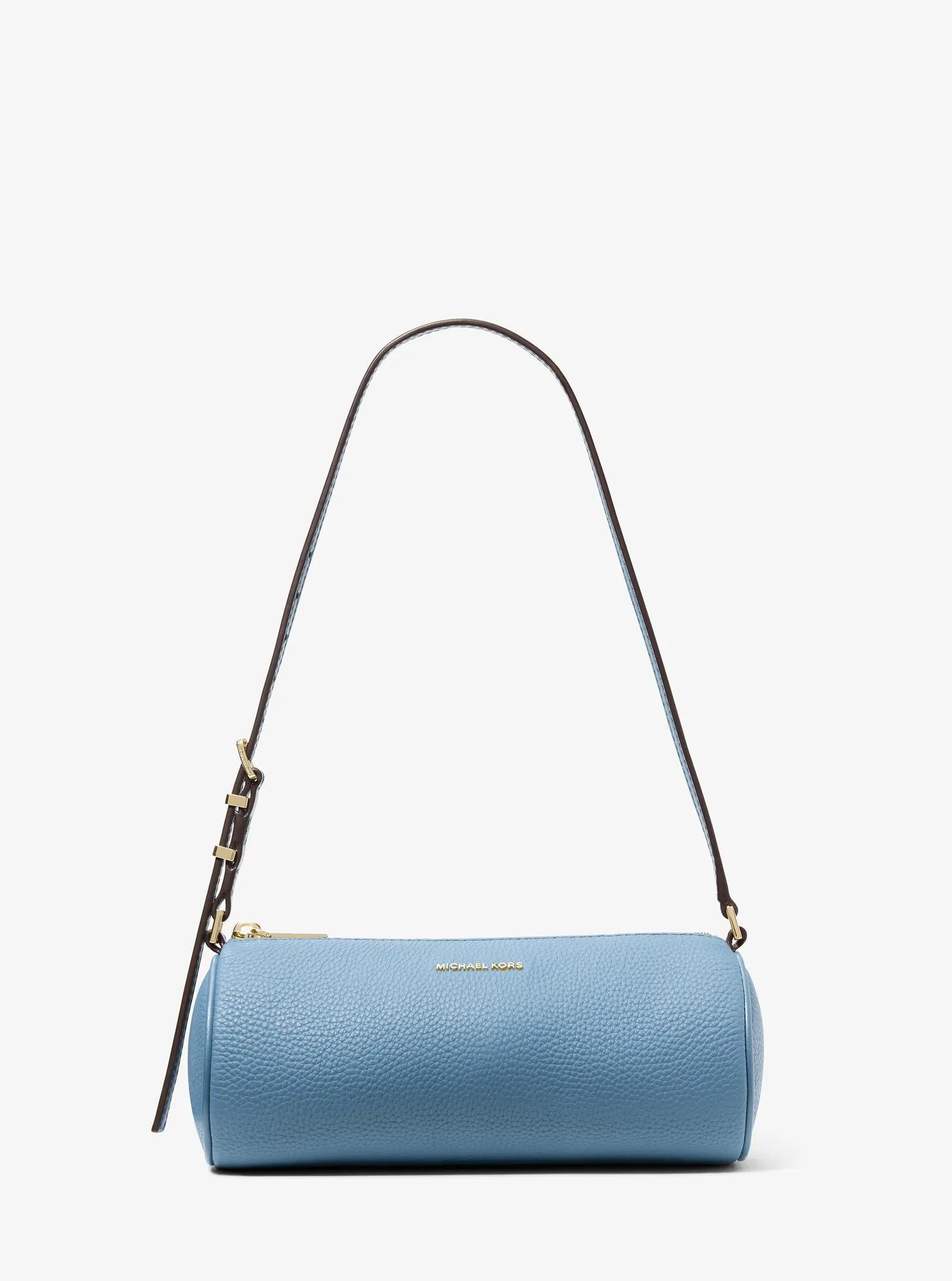 Izzy Small Pebbled Leather Barrel Pochette Designer Handbag Fashion Shoulder Bag