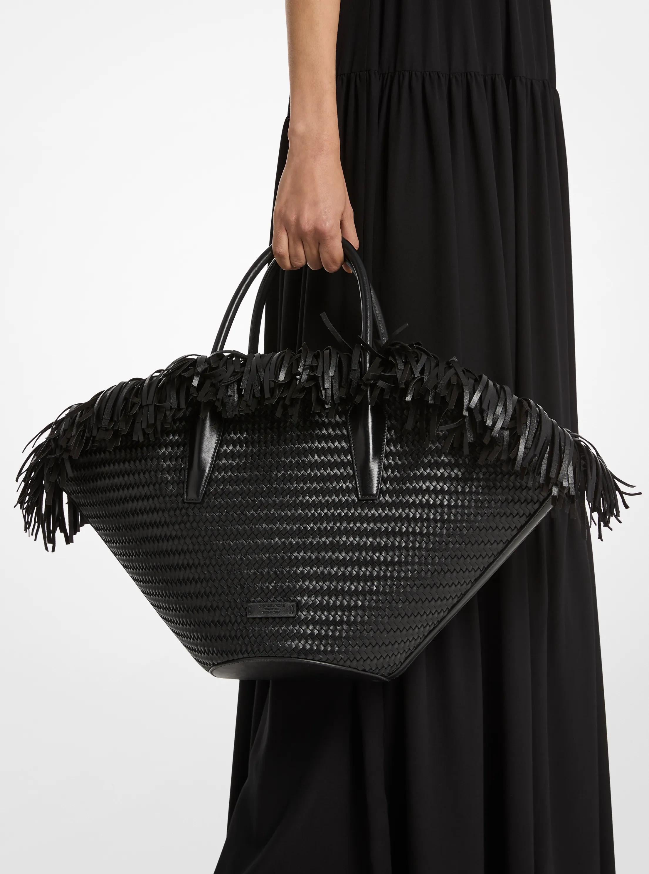 Sardinia Large Hand-Woven Leather Basket Tote Bag Designer Handbag Fashion Shoulder Bag