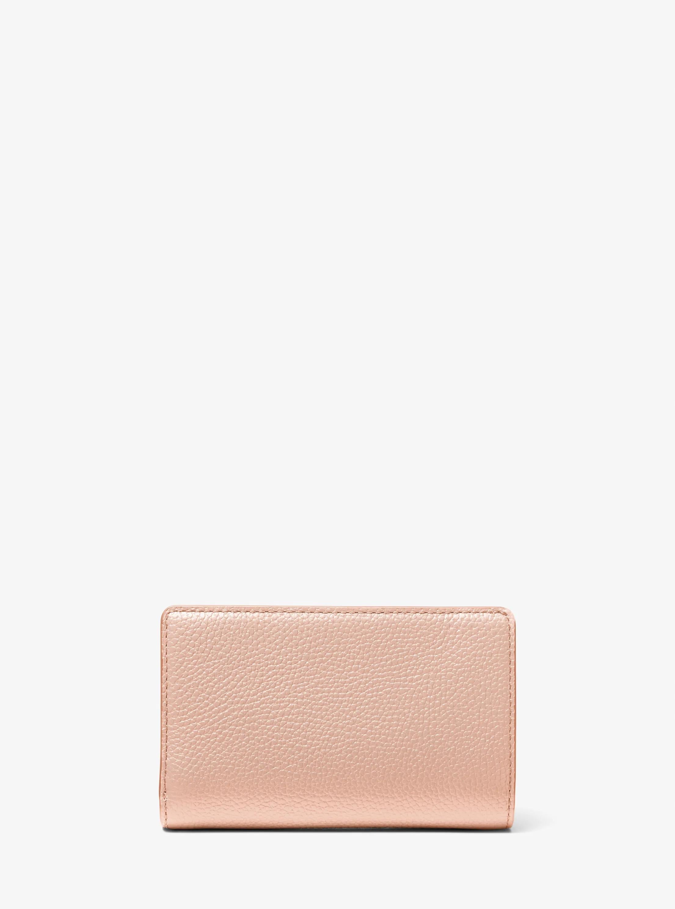 Medium Pebbled Leather Wallet Designer Wallet Card Holder