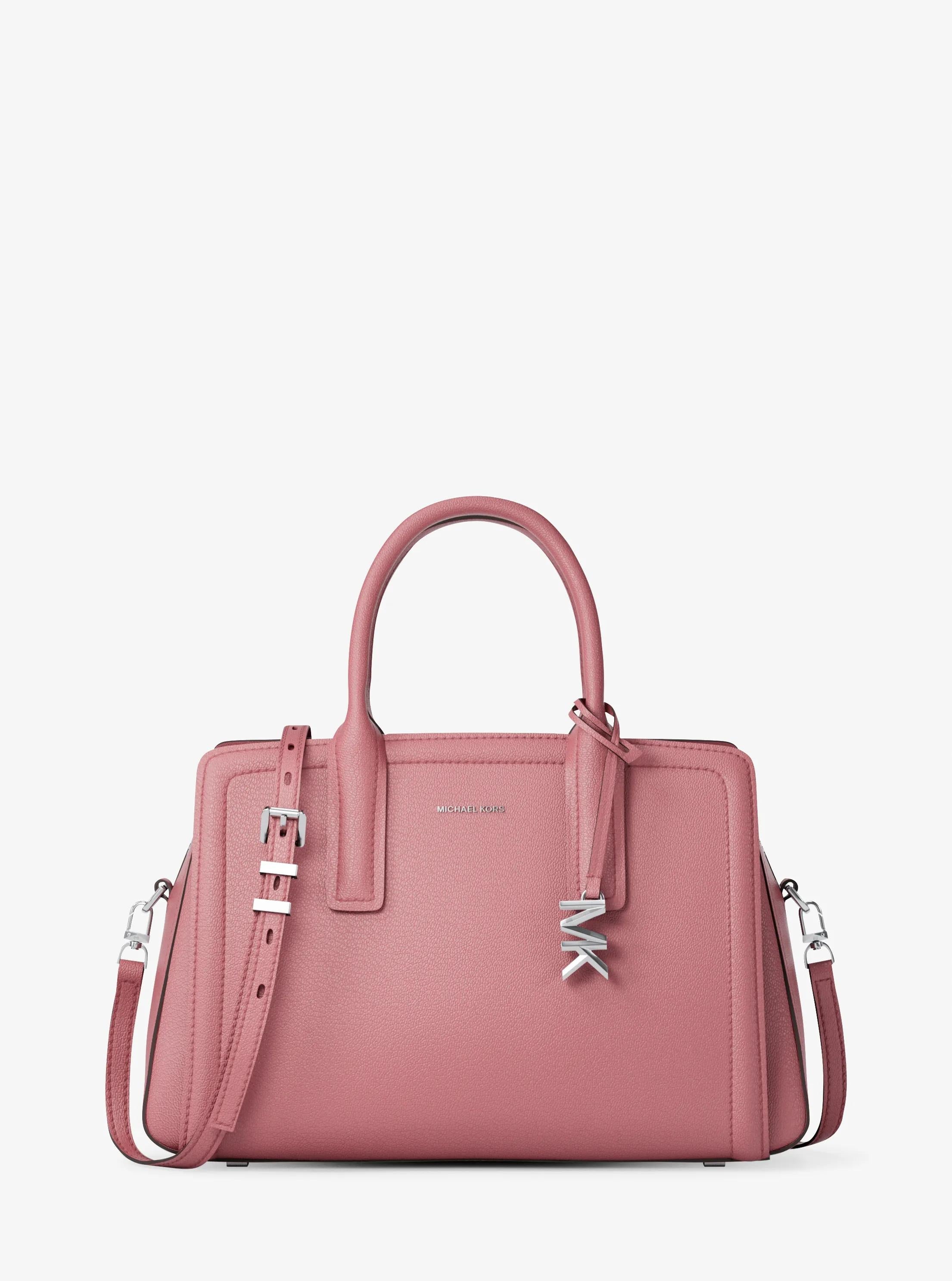 Laila Medium Leather Satchel Designer Handbag Fashion Shoulder Bag