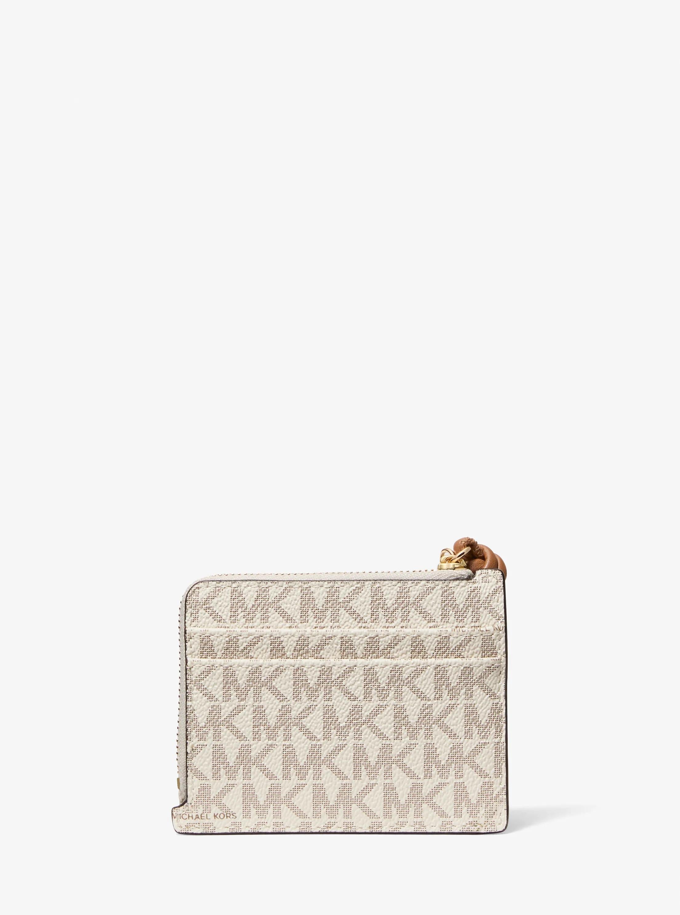 Jet Set Small Signature Logo Card Case Wristlet Designer Handbag Fashion Shoulder Bag