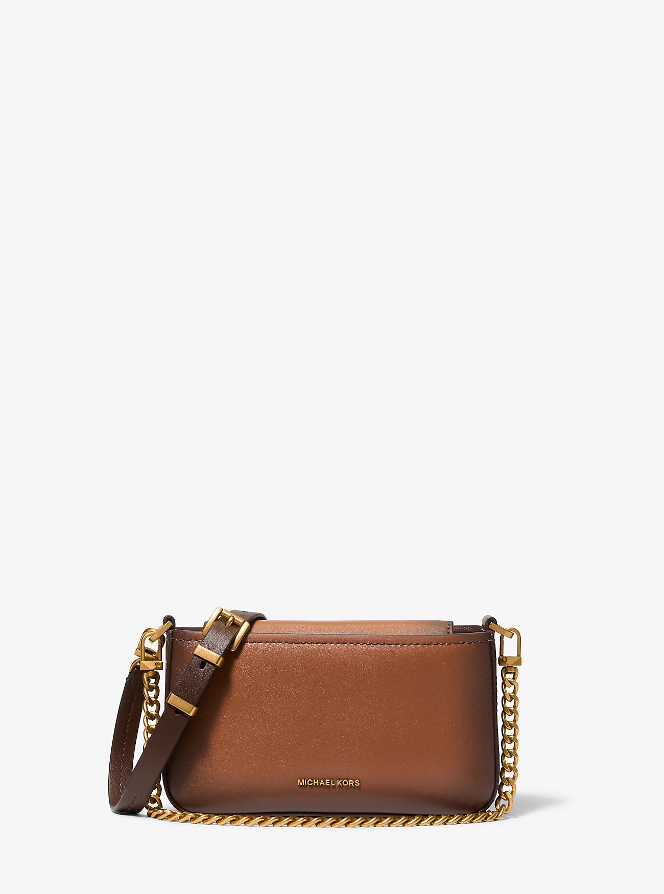 Bryant Small Burnished Leather Convertible Pochette Designer Handbag Fashion Shoulder Bag