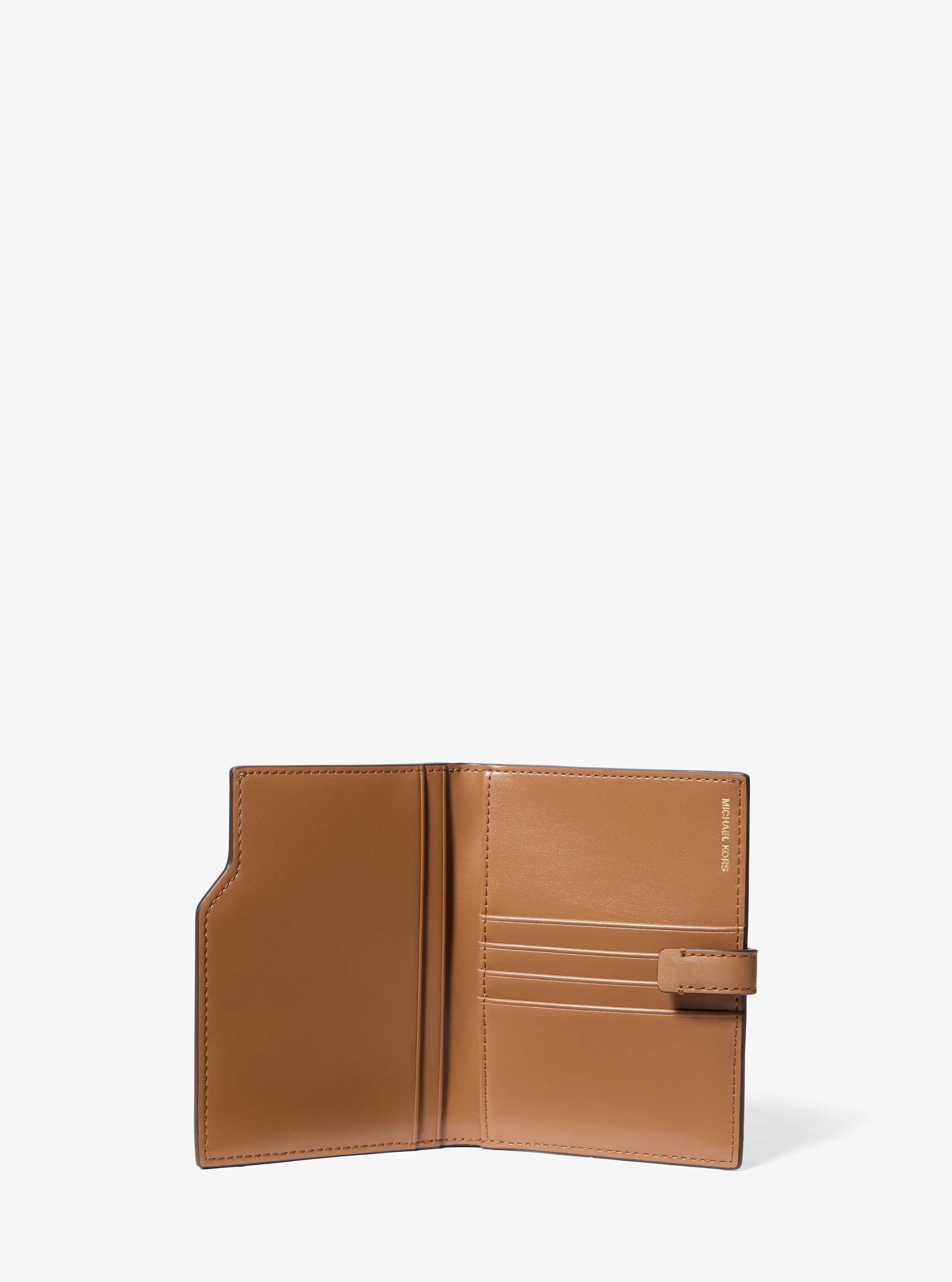 Jet Set Signature Logo Passport Wallet Designer Wallet Card Holder