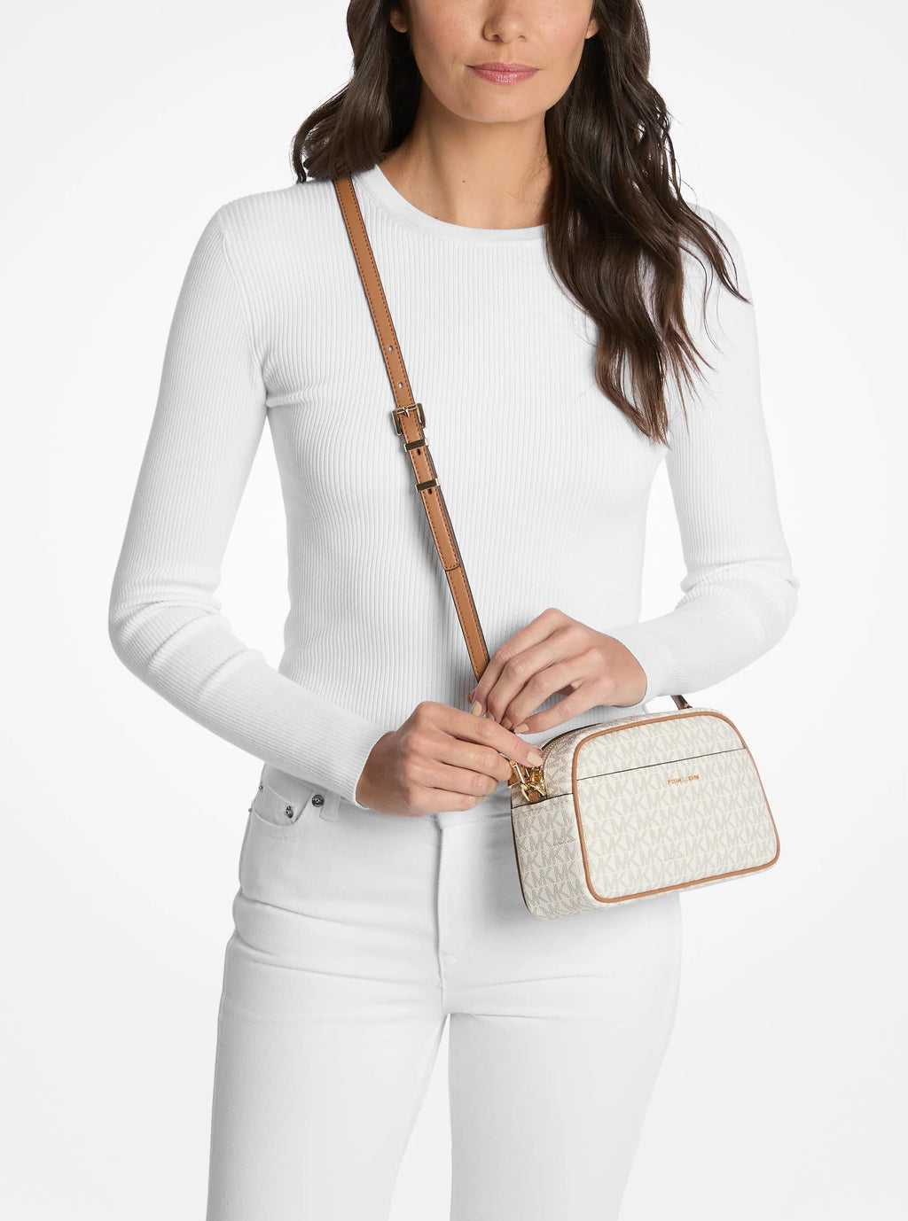 Jet Set Small Signature Logo Camera Crossbody Bag Designer Handbag Fashion Shoulder Bag