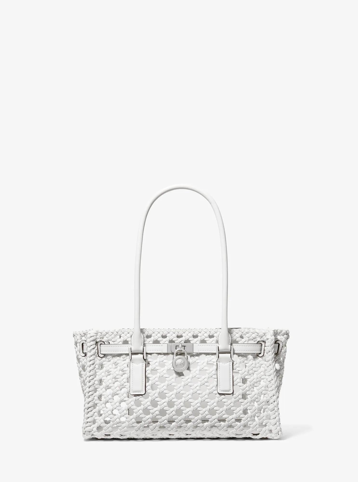 Hamilton Moderne Small Hand-Woven Satchel Designer Handbag Fashion Shoulder Bag