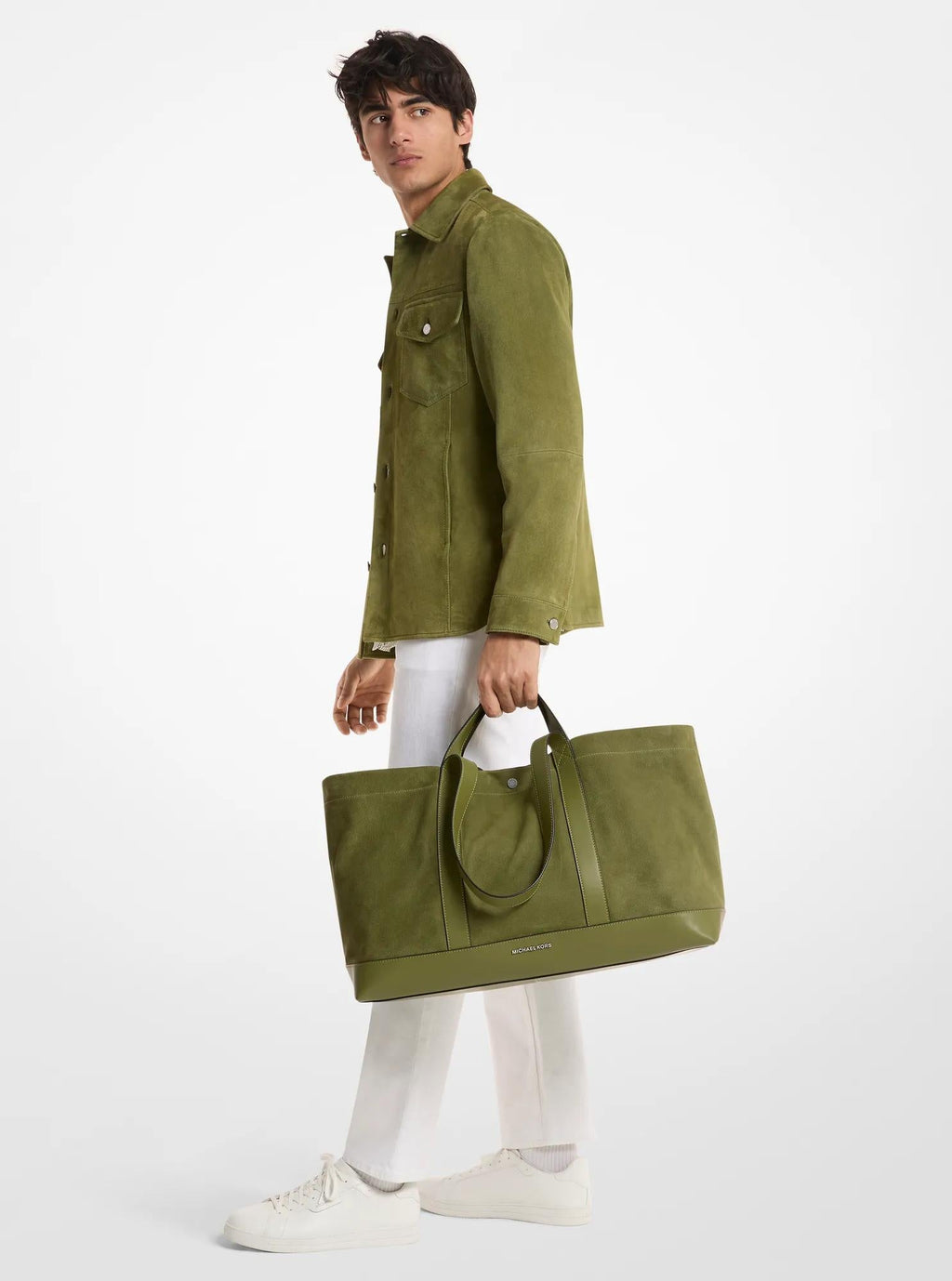 Whitley Medium Nubuck Tote Bag Designer Handbag Fashion Shoulder Bag