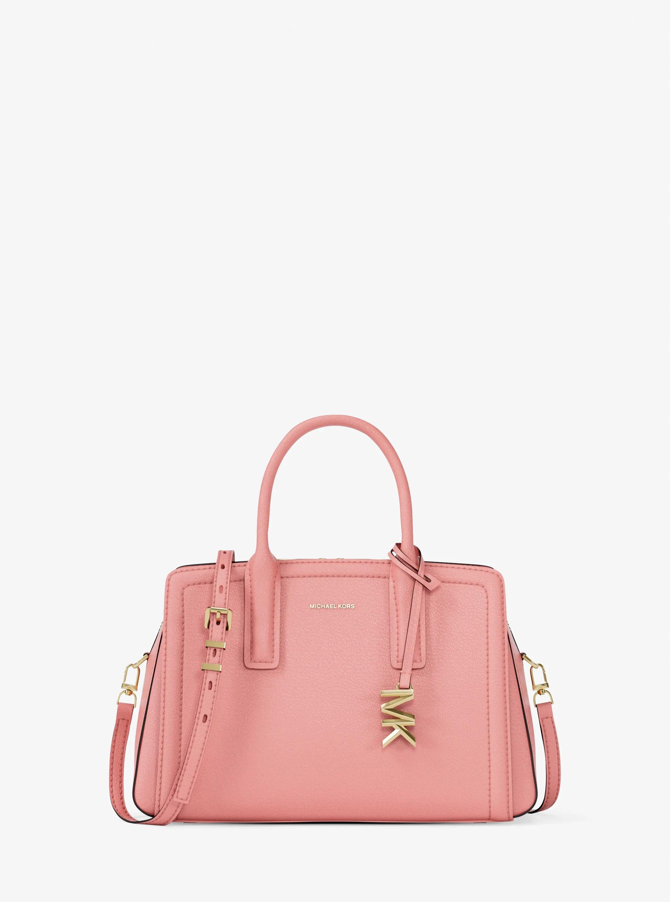Laila Small Pebbled Leather Satchel Designer Handbag Fashion Shoulder Bag