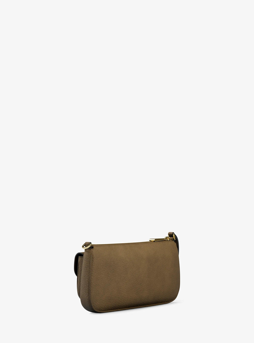 Zoe Small Suede Convertible Pochette Designer Handbag Fashion Shoulder Bag
