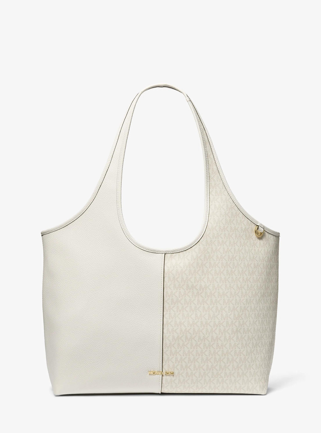 Henly Large Signature Logo and Textured Tote Bag Designer Handbag Fashion Shoulder Bag