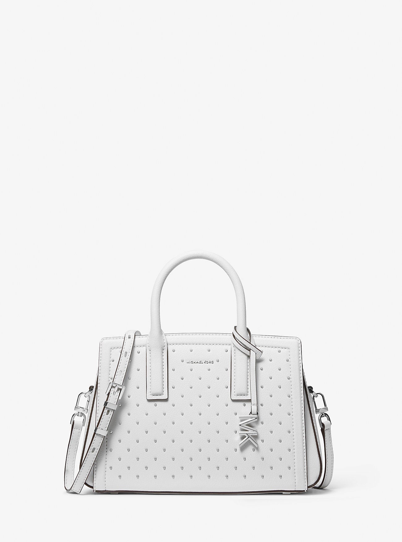 Laila Small Studded Leather Satchel Designer Handbag Fashion Shoulder Bag