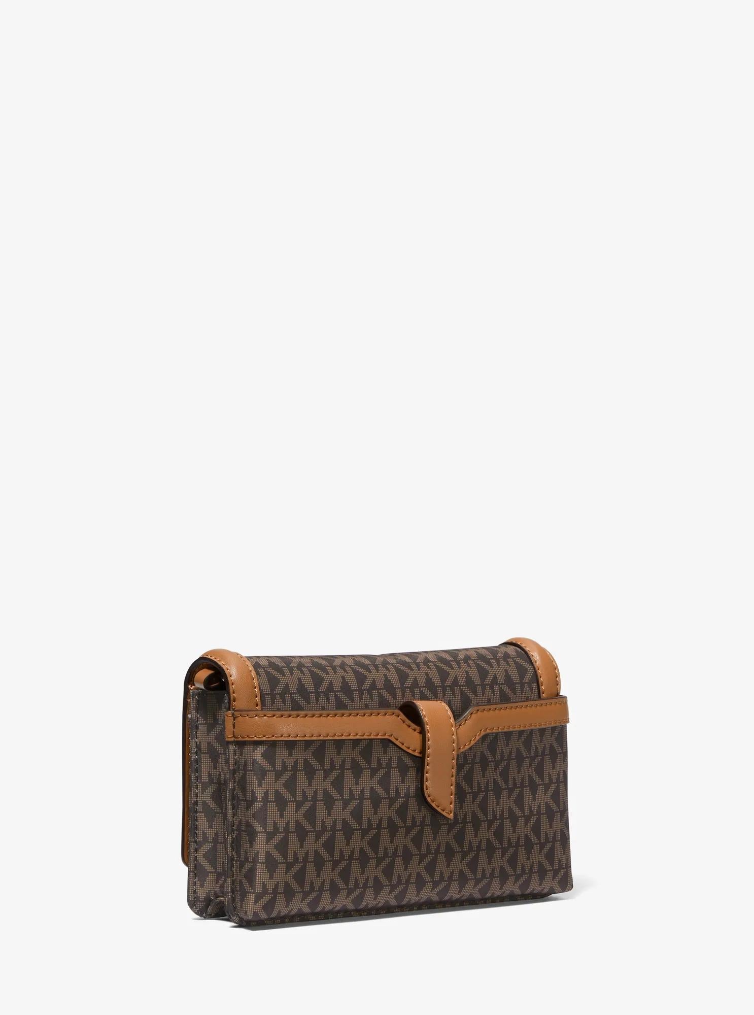 Jet Set Small Logo Print Woven Smartphone Crossbody Bag Designer Handbag Fashion Shoulder Bag