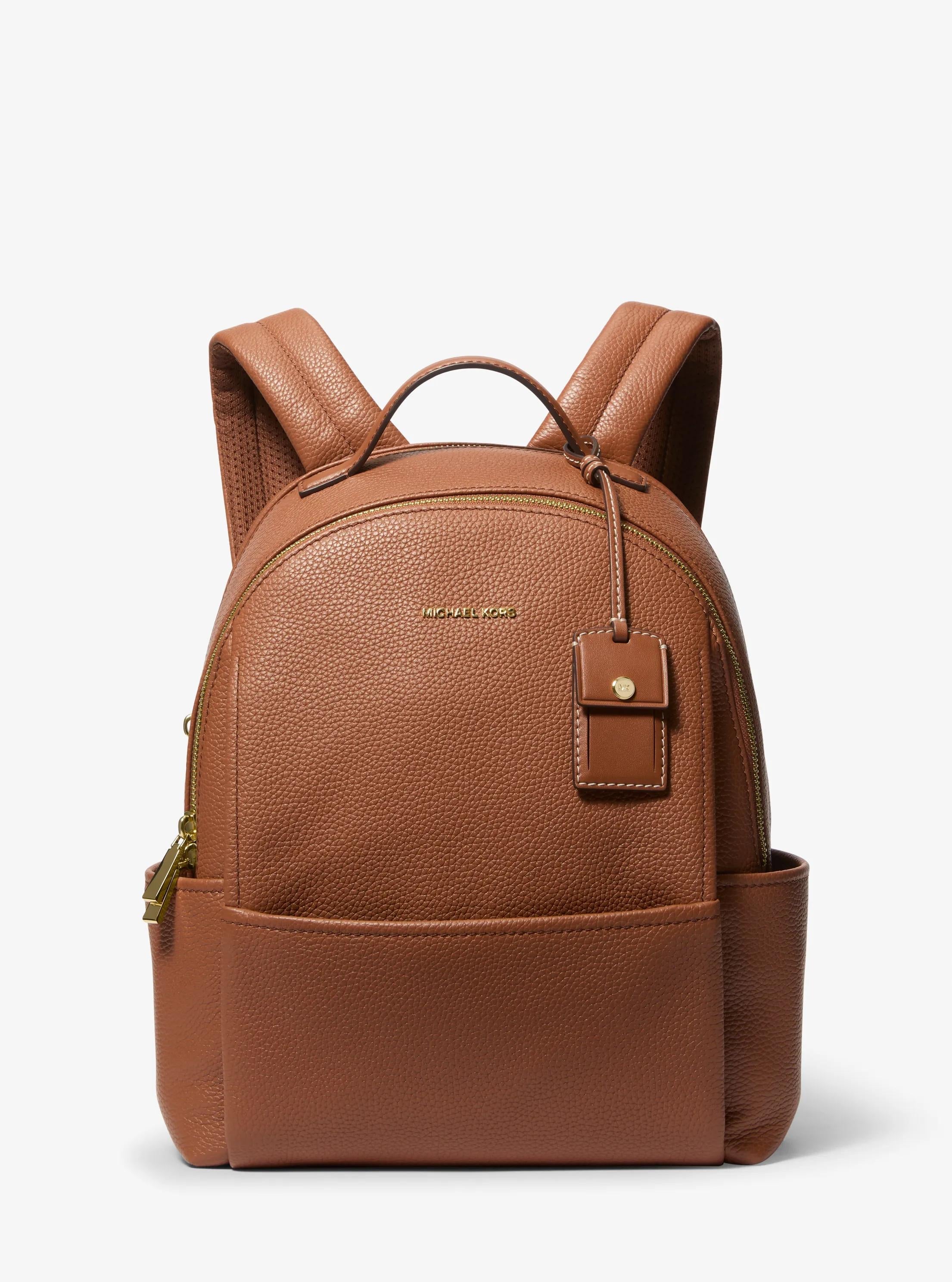 Sable Medium Pebbled Leather Backpack Designer Handbag Fashion Shoulder Bag
