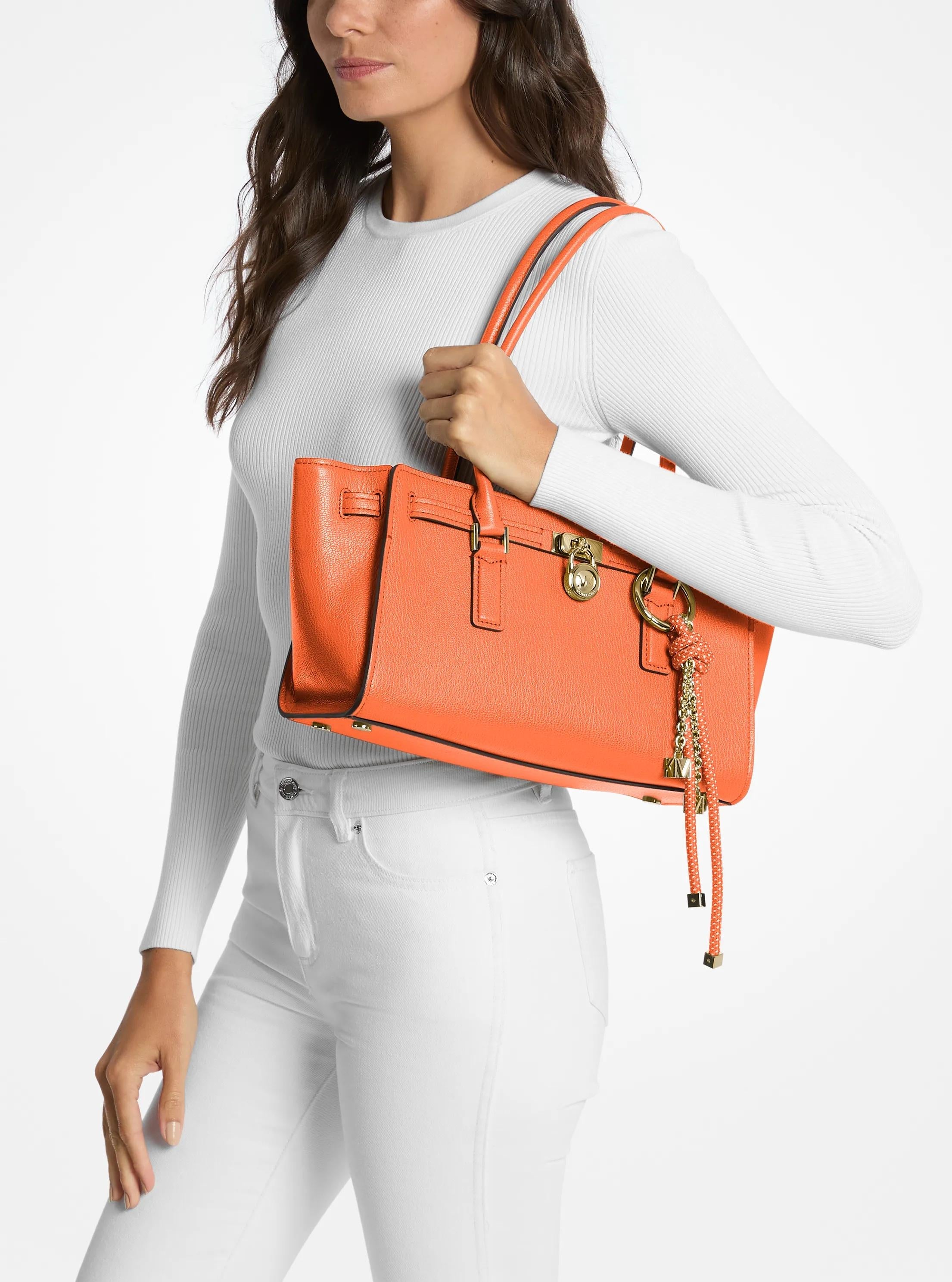 Hamilton Moderne Small Leather Satchel Designer Handbag Fashion Shoulder Bag