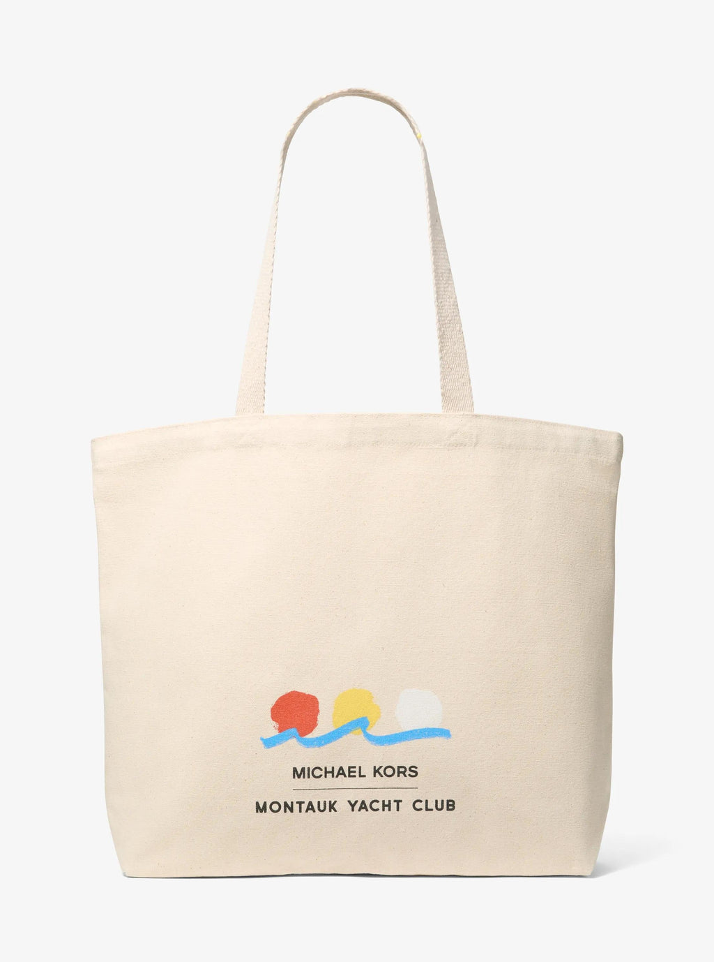 Michael Kors x Montauk Yacht Club Cotton Canvas Tote Bag Designer Handbag Fashion Shoulder Bag