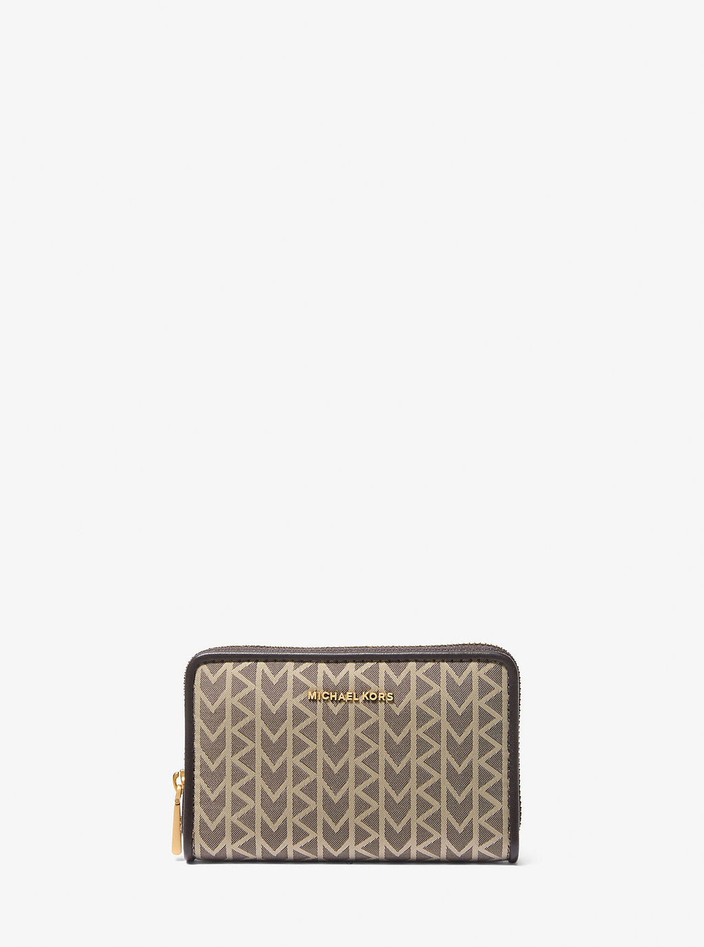 Jet Set Small MK2000 Logo Jacquard Wallet Designer Wallet Card Holder