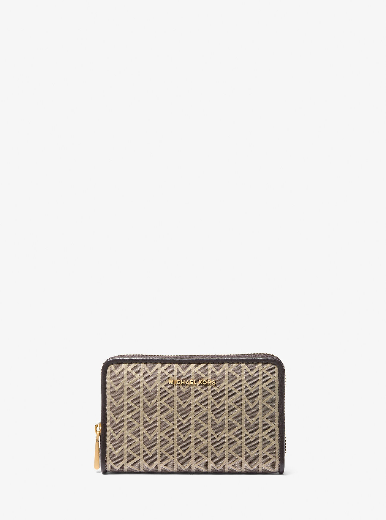 Jet Set Small MK2000 Logo Jacquard Wallet Designer Wallet Card Holder
