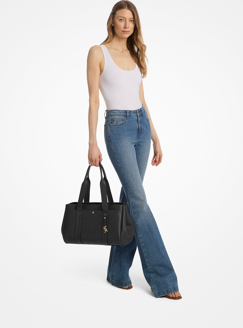 Romee Large Pebbled Leather Tote Bag Designer Handbag Fashion Shoulder Bag
