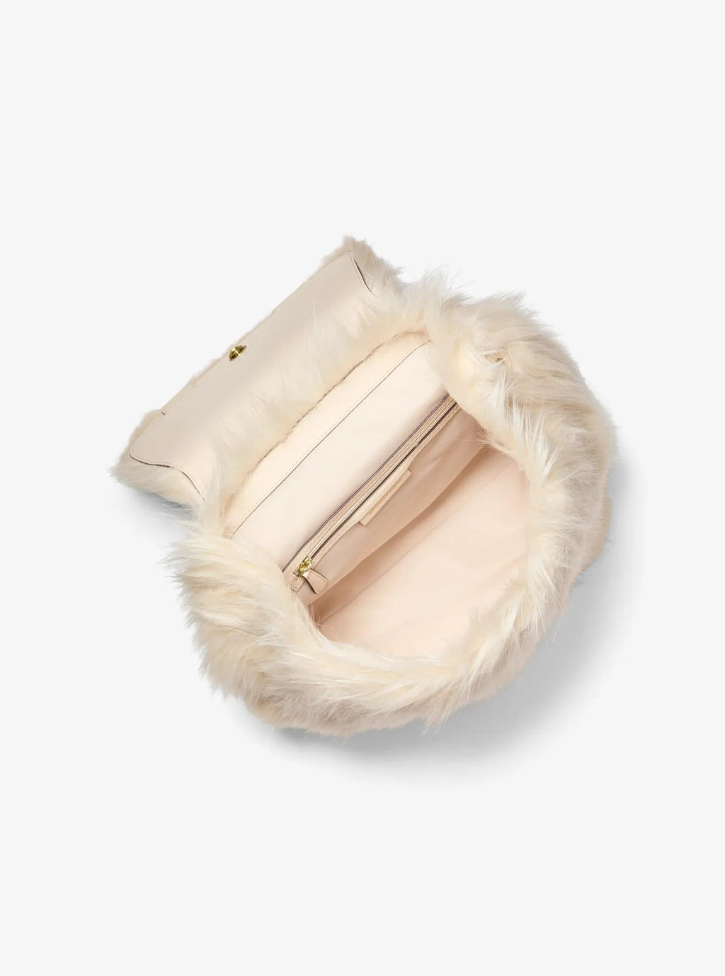 Quinn Medium Faux Fur Backpack Designer Handbag Fashion Shoulder Bag