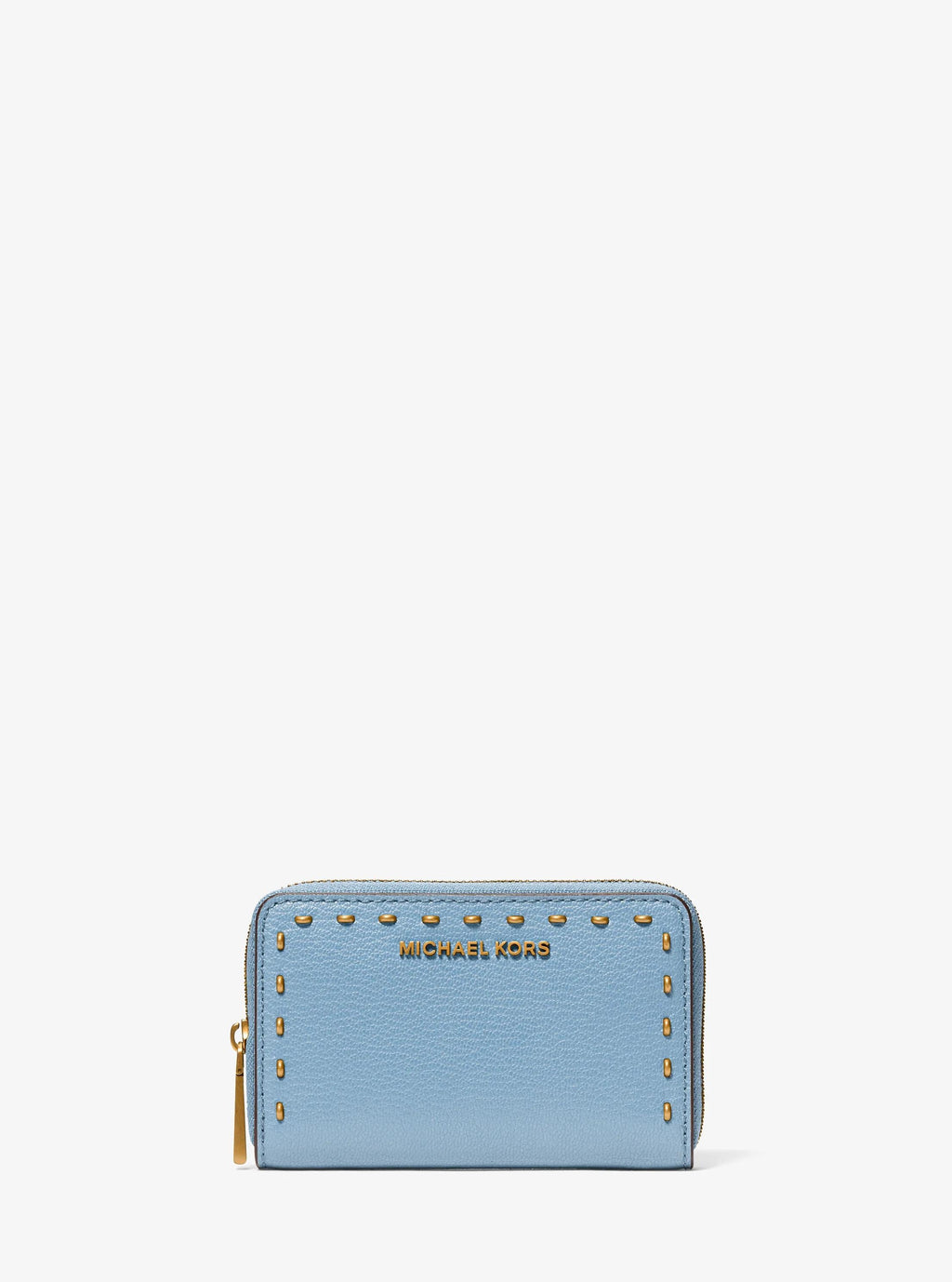 Small Studded Leather Wallet Designer Wallet Card Holder