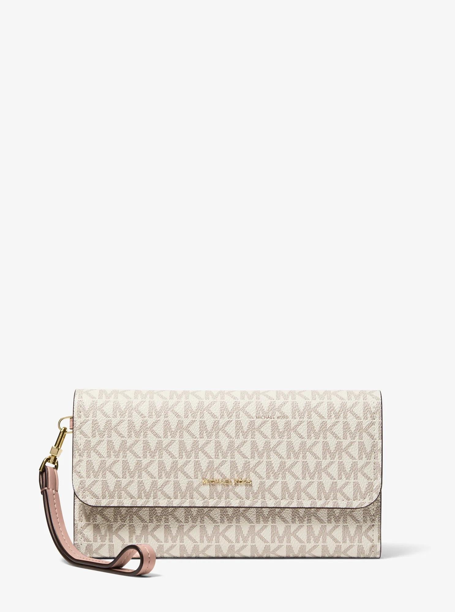 Jet Set Medium Signature Logo Smartphone Wristlet Designer Handbag Fashion Shoulder Bag