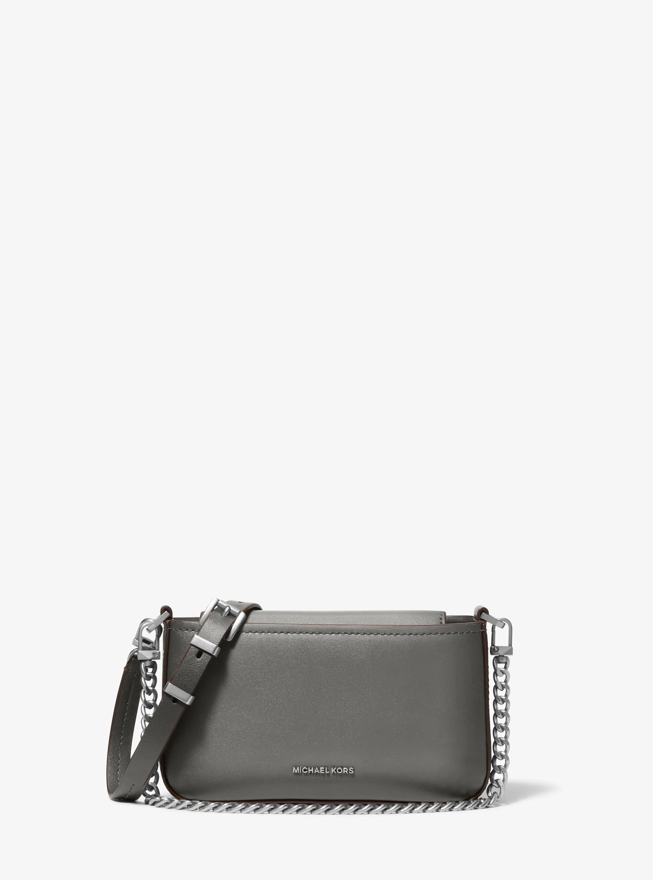 Bryant Small Burnished Leather Convertible Crossbody Bag Designer Handbag Fashion Shoulder Bag