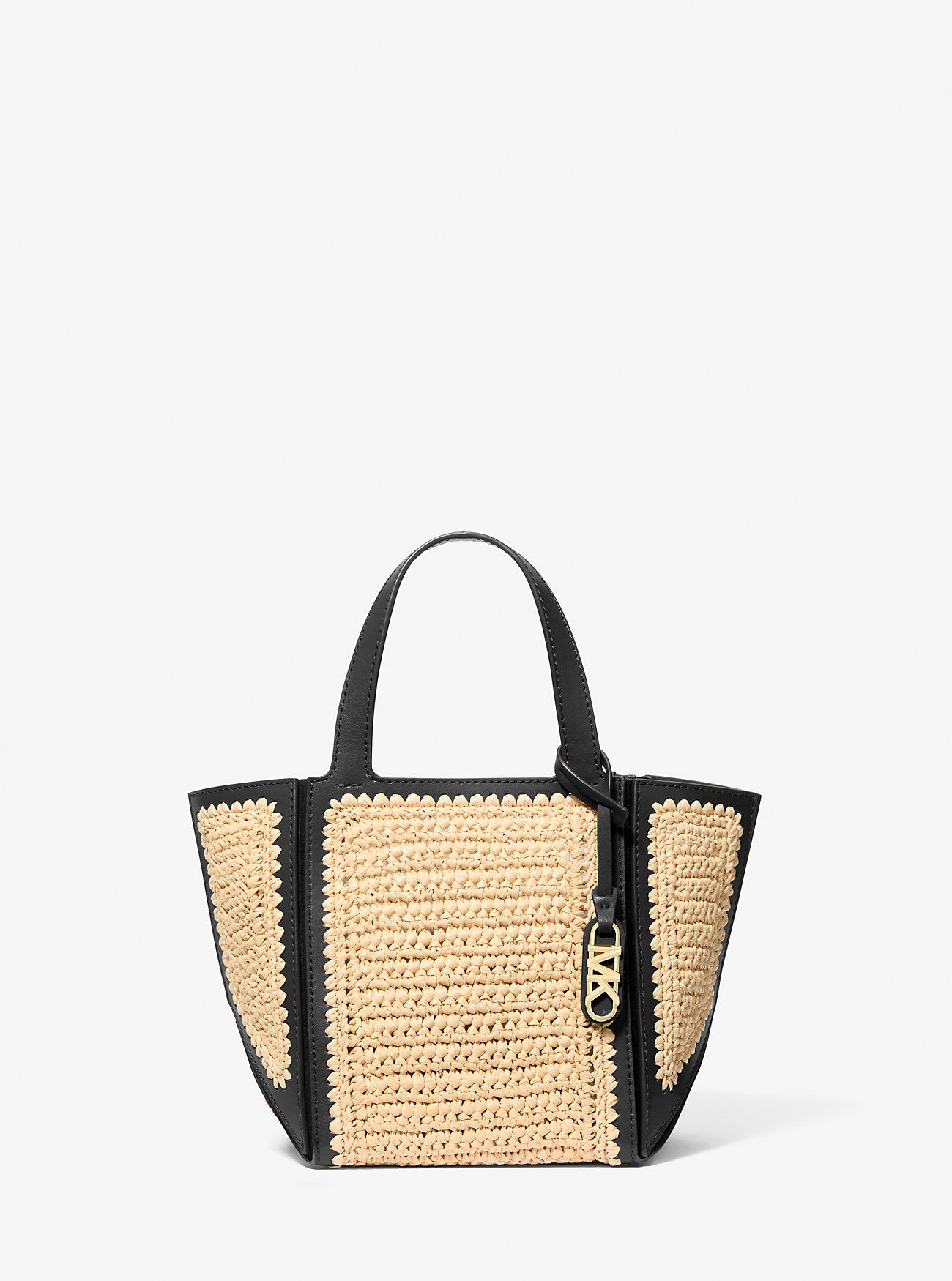Jordi Small Hand-Crocheted and Leather Tote Bag Designer Handbag Fashion Shoulder Bag
