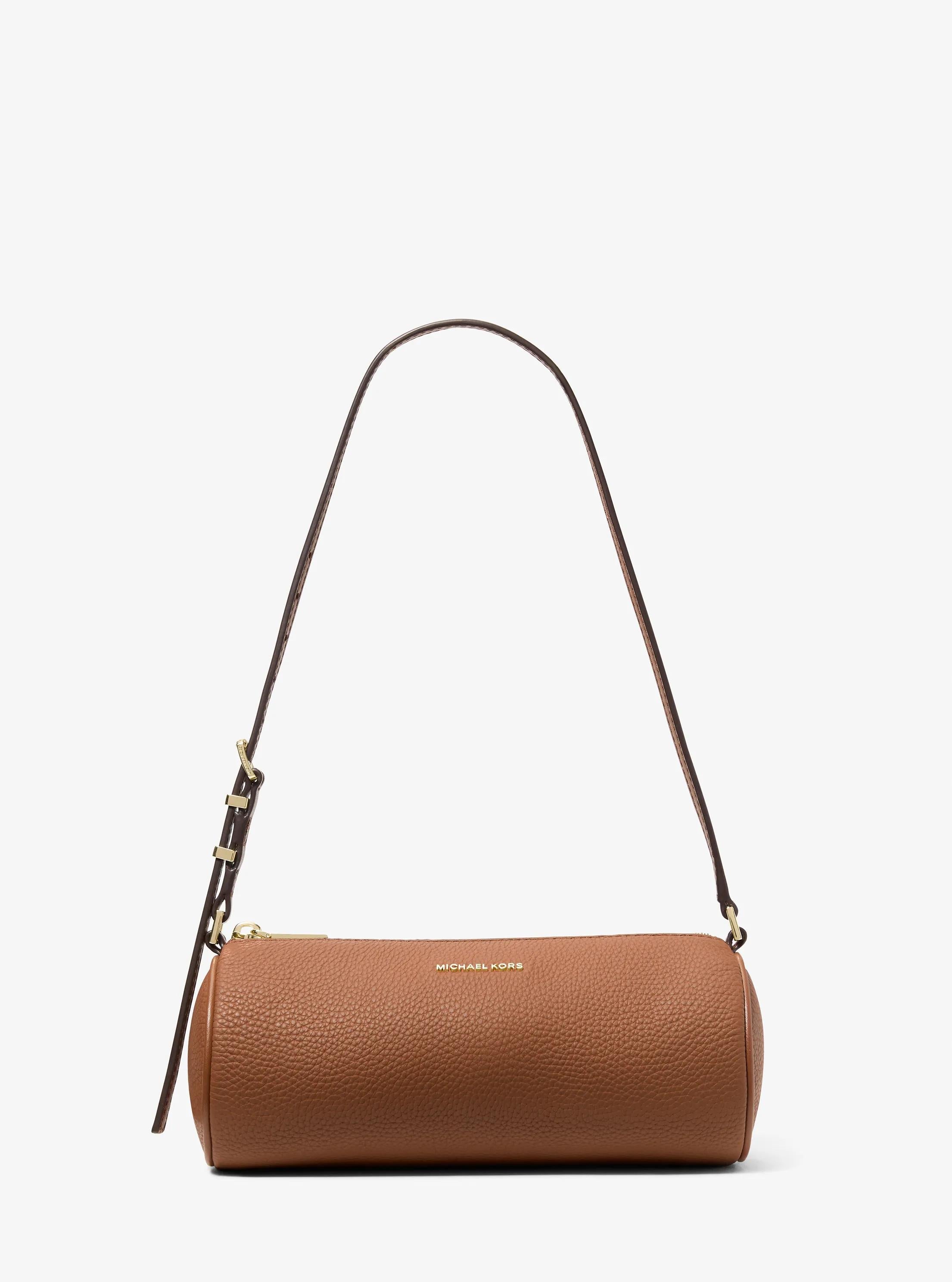 Izzy Small Pebbled Leather Barrel Pochette Designer Handbag Fashion Shoulder Bag